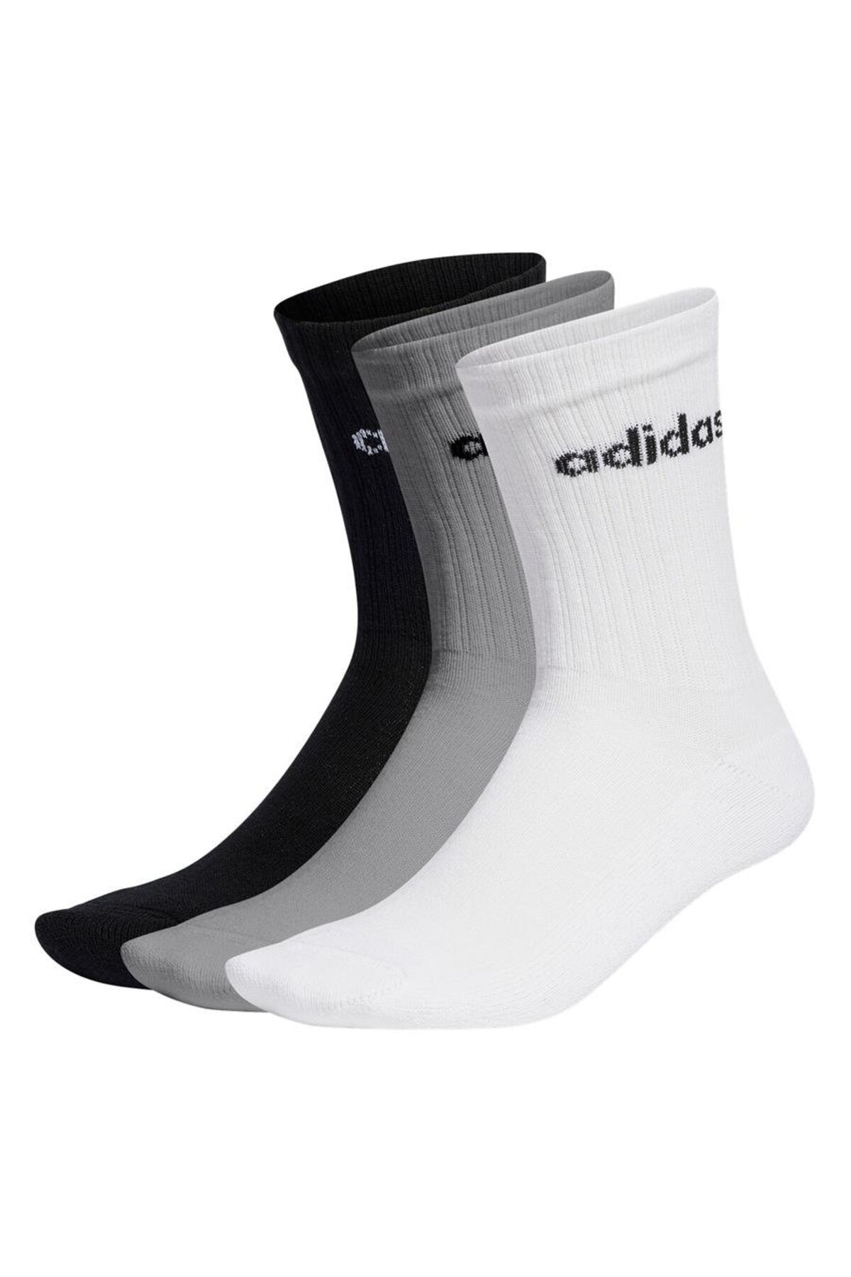 آدیداس جوراب خاکستری اکسسوری C Lin Crew 3p Ic1302