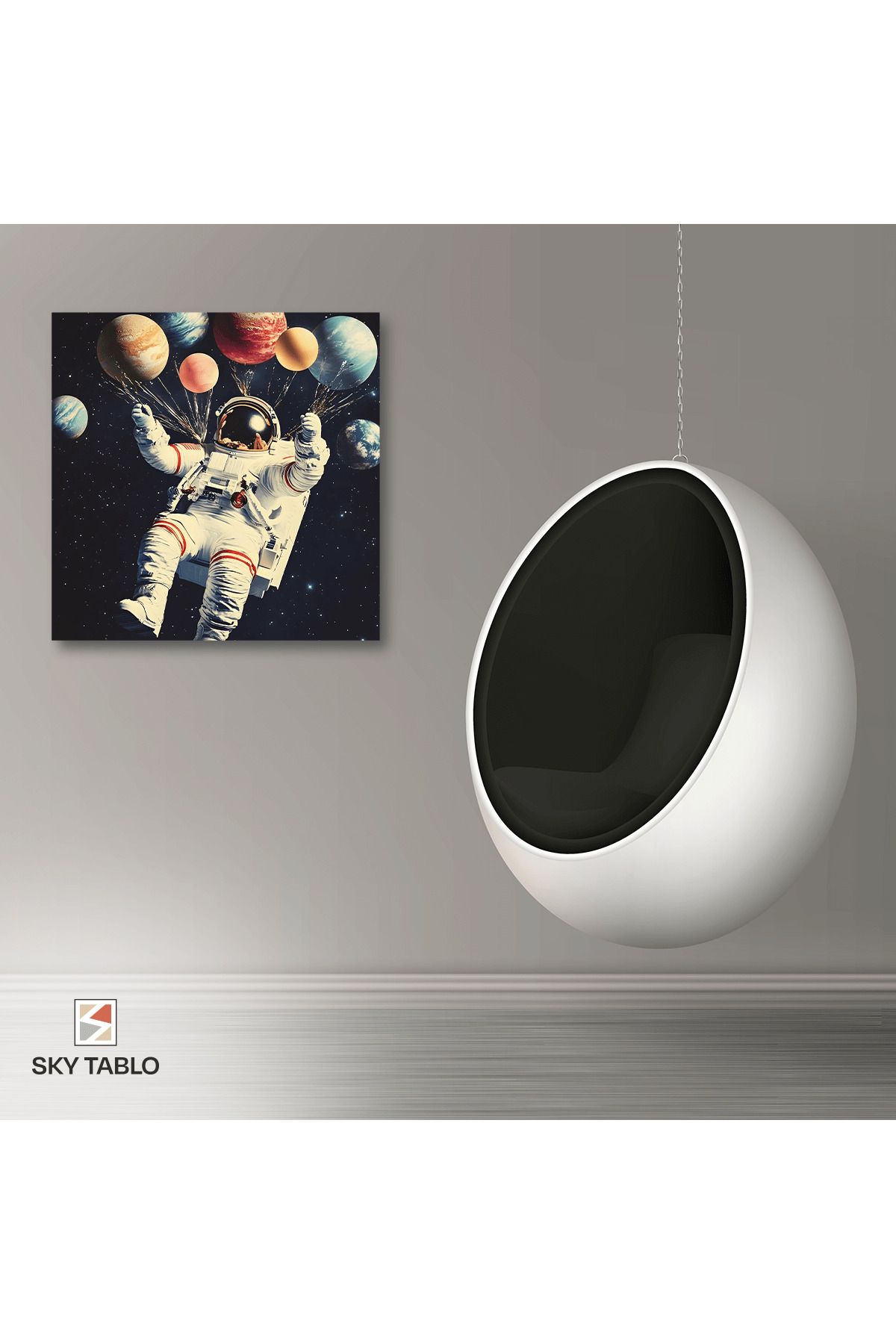 Home Gezegen Balonları Kanvas Tablo