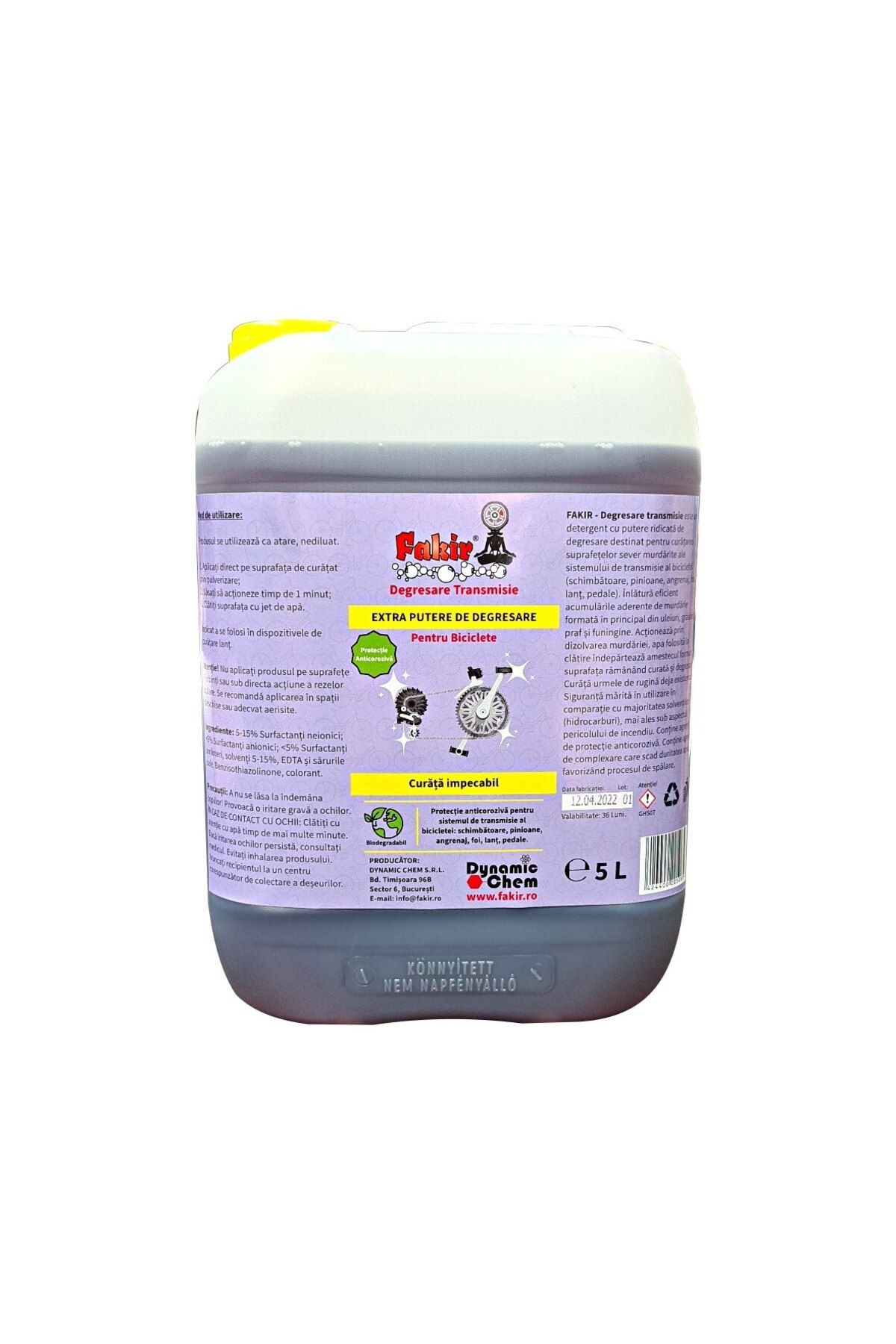 Fakir-Degreasing Solution for Bicycle Transmissions, Fakir, 5 L 4