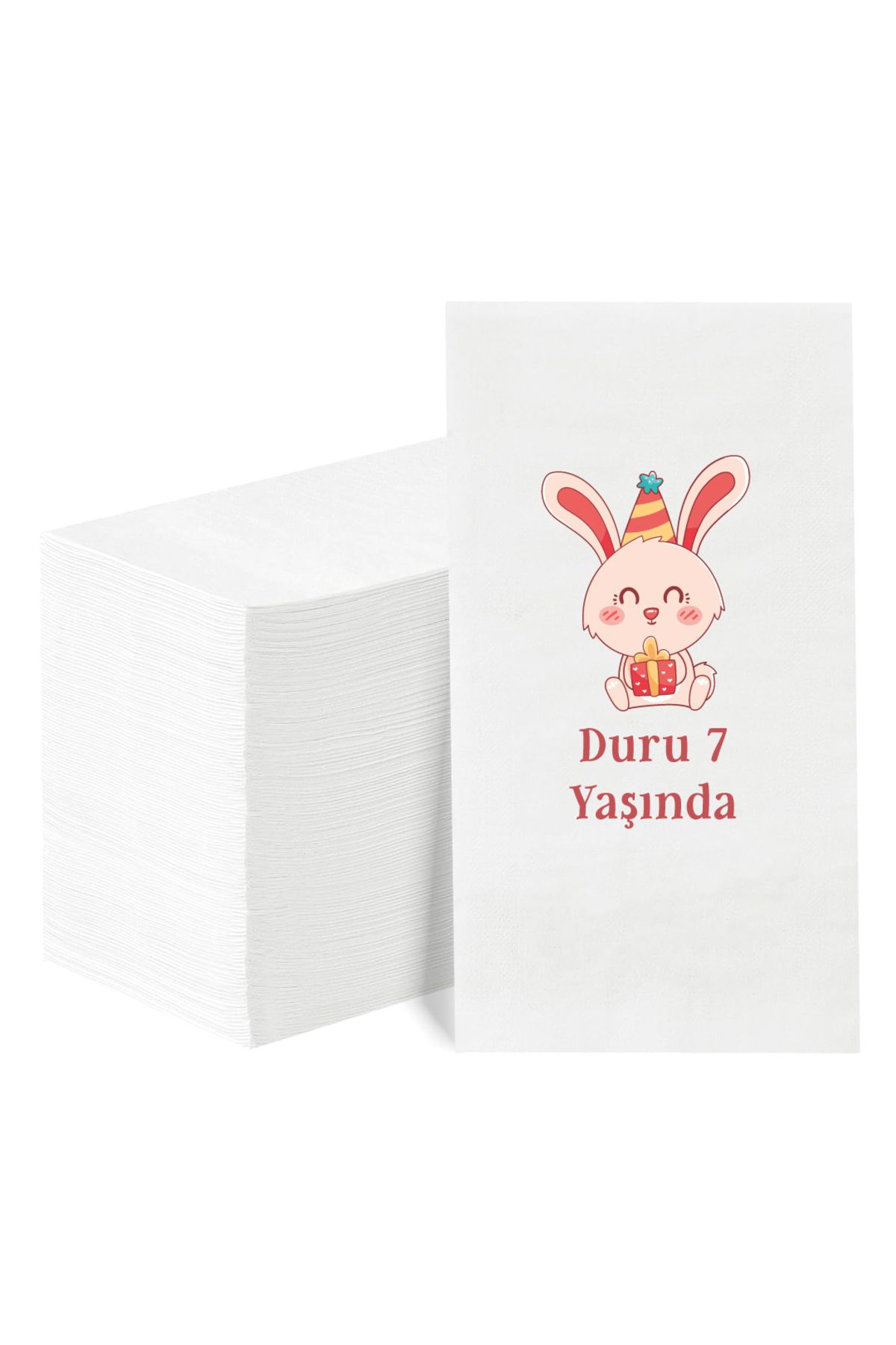 NapkinStore Kişiye Özel Doğum Günü Peçetesi 25 Adet - Npa19