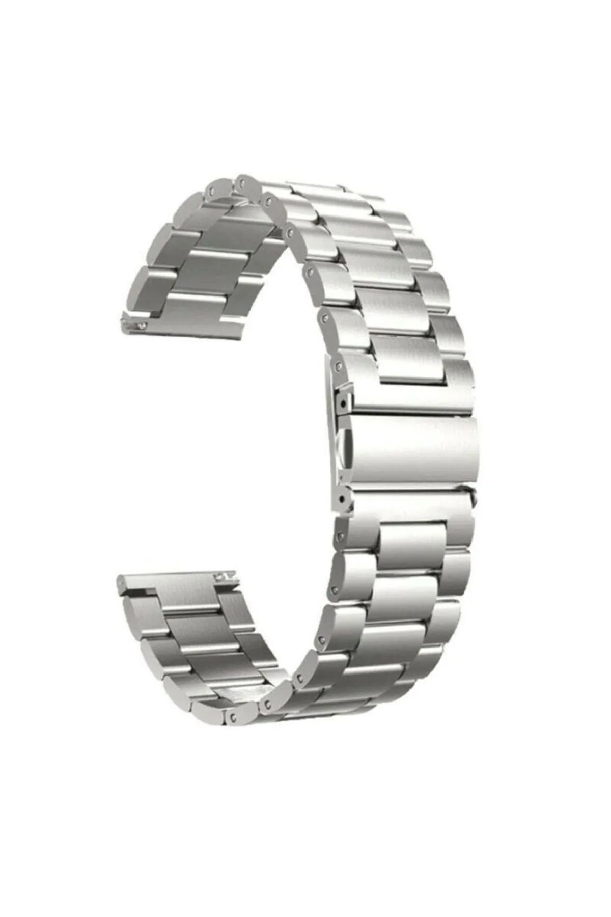 Dmay Amazfit Bip / Bip 3 / Bip 3 Pro Uyumlu Paslanmaz Çelik Metal Kordon 20mm