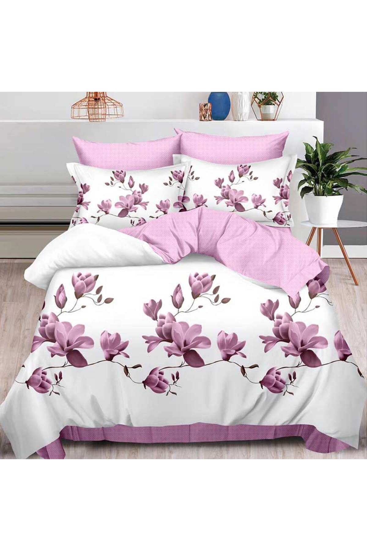 Patul Bubmac Finet Linen, Sulphur, двойно легло, 2 души, чаршаф с плънка, 6 ч...