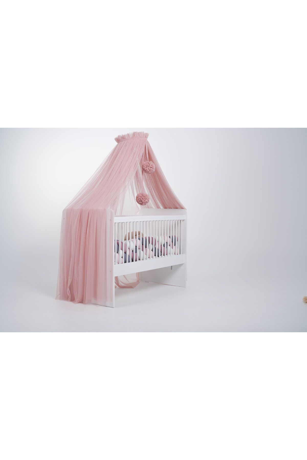 Afacanroom Bebek Beşik Cibinliği Tül Sineklik Rose