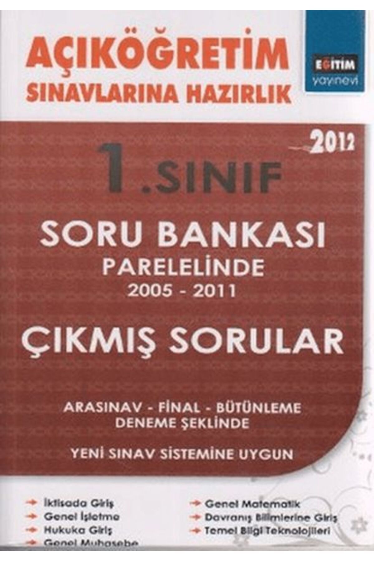 Eğitim Yayınevi 1. Sınıf Açıköğretim Sınavlarına Hazırlık
