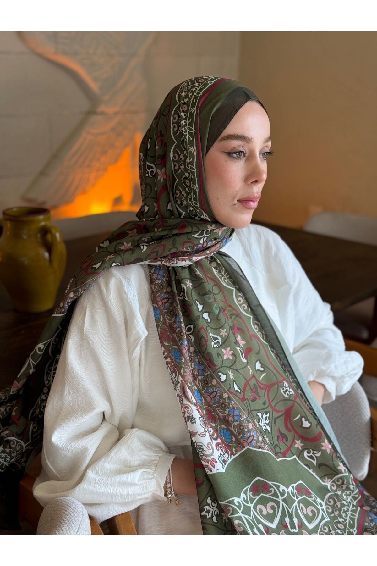 Modakaşmir Pıtrak Desen Lina Şal