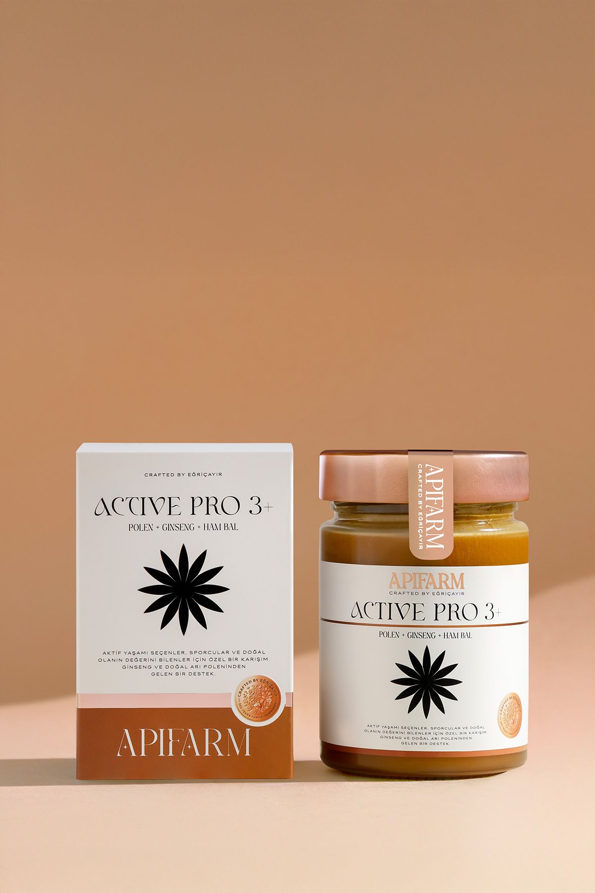 Apifarm Aktive Pro 3+ Polen + Ginseng + Ham Bal 415g