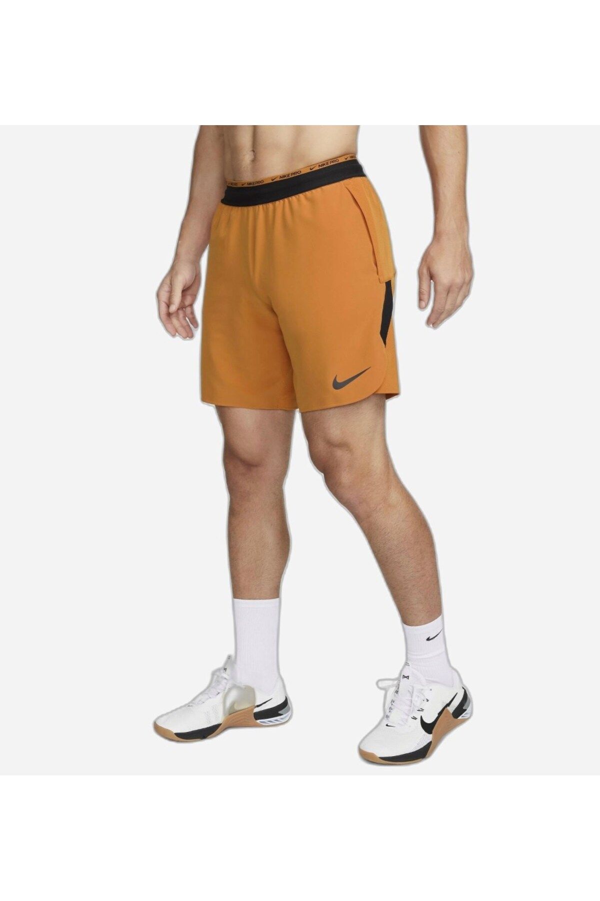 Nike Dri-FIT Flex Rep Pro 9" Antrenman Şortu Kahverengi DD1700-815 Erkek XXL