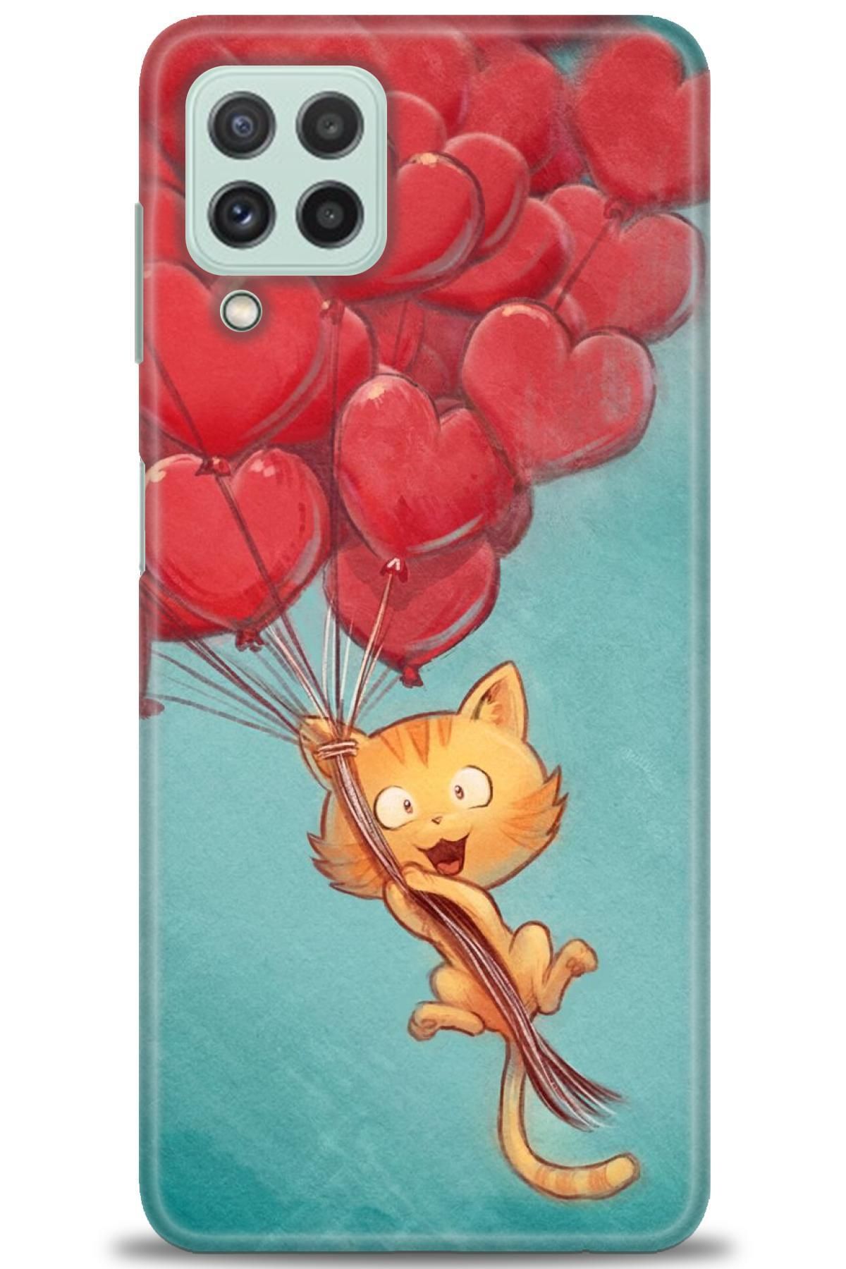 CooperTech Samsung Galaxy M22 İle Uyumlu HD Baskılı Desenli Silikon Kılıf - 513