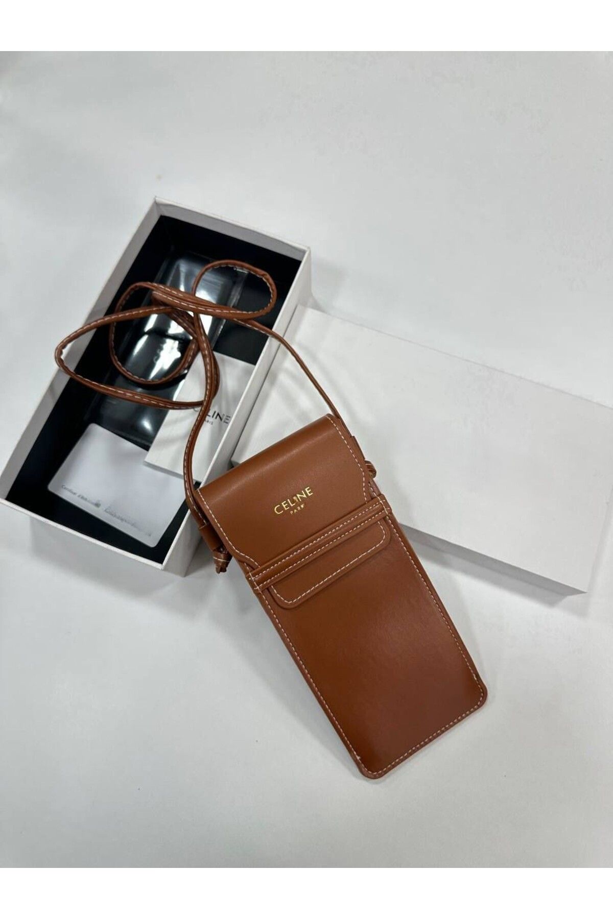 LEAUDER WOMEN KADIN ASKILI KUTULU GÖZLÜK VE TELEFON ÇANTASI