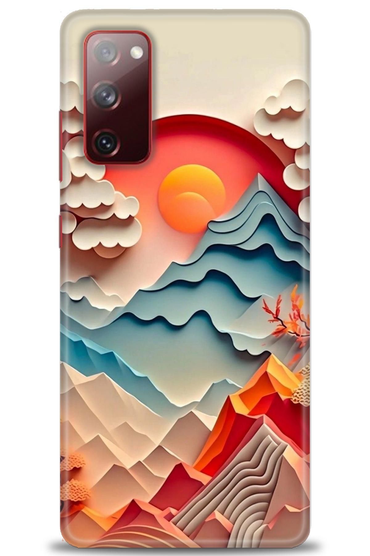 CooperTech Samsung Galaxy S20 FE İle Uyumlu HD Baskılı Desenli Silikon Kılıf - 847