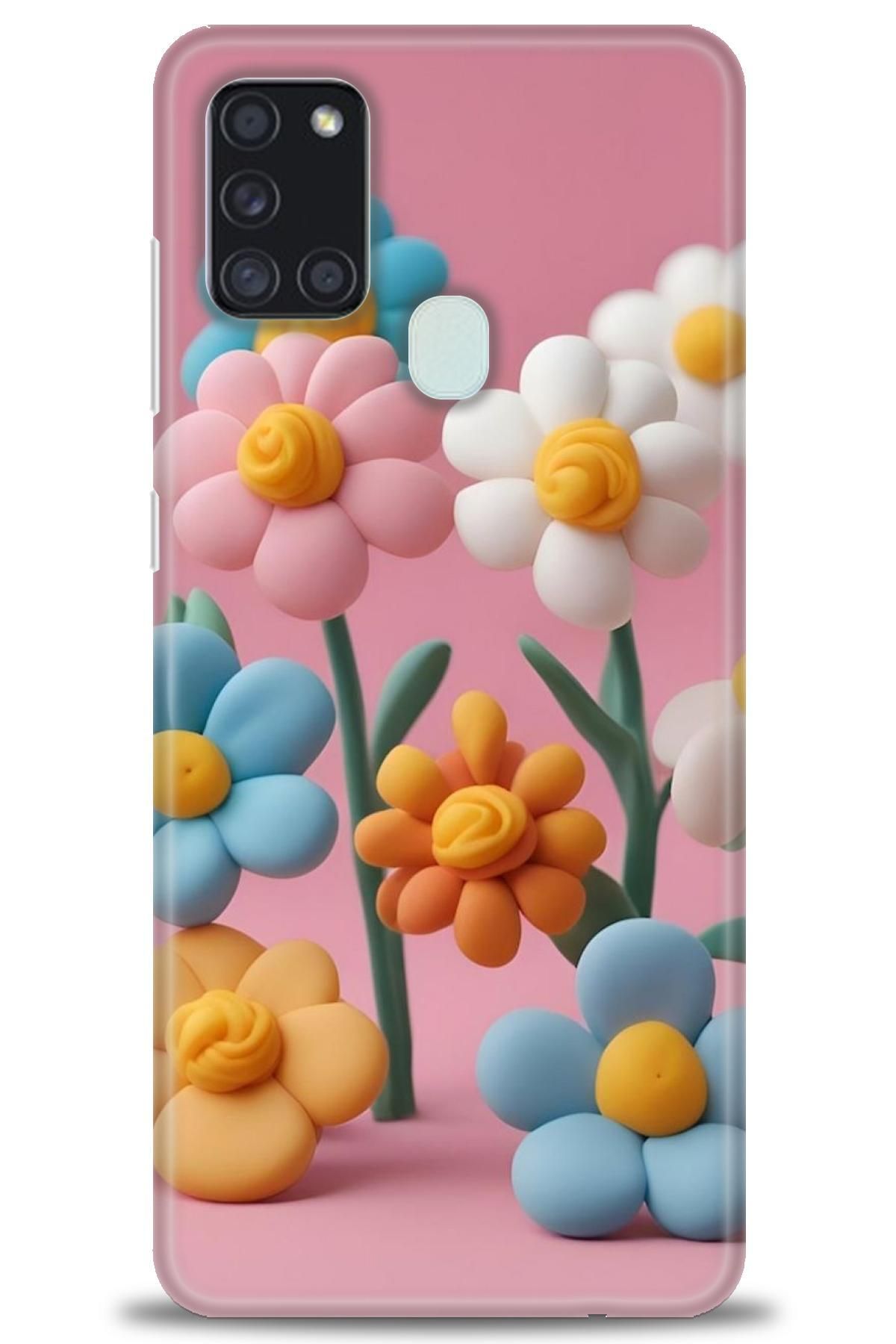 CooperTech Samsung Galaxy A21S İle Uyumlu HD Baskılı Desenli Silikon Kılıf - 531
