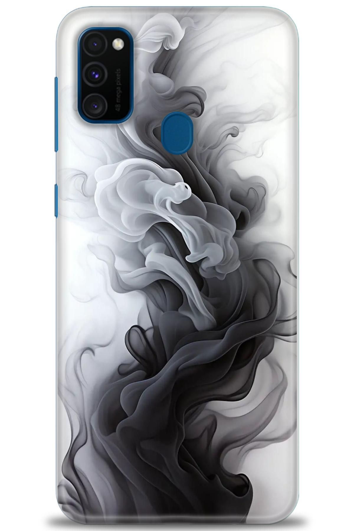 CooperTech Samsung Galaxy M21 İle Uyumlu HD Baskılı Desenli Silikon Kılıf - 46