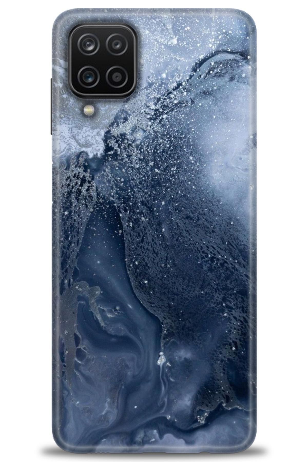 CooperTech Samsung Galaxy A12 İle Uyumlu HD Baskılı Desenli Silikon Kılıf - 405