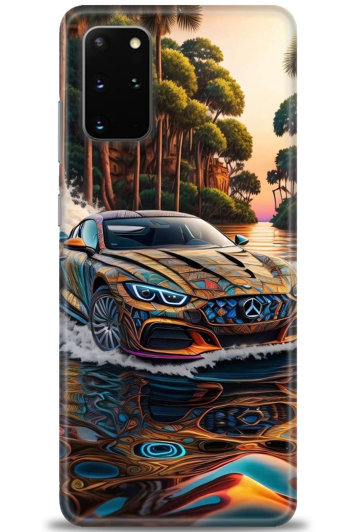 CooperTech Samsung Galaxy S20 Plus İle Uyumlu HD Baskılı Desenli Silikon Kılıf - 577