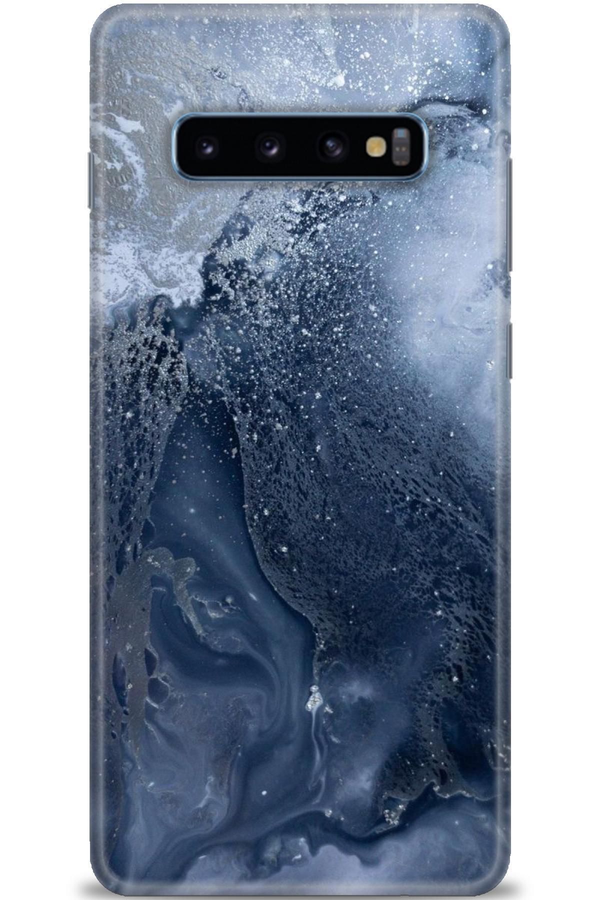 CooperTech Samsung Galaxy S10 Plus İle Uyumlu HD Baskılı Desenli Silikon Kılıf - 405