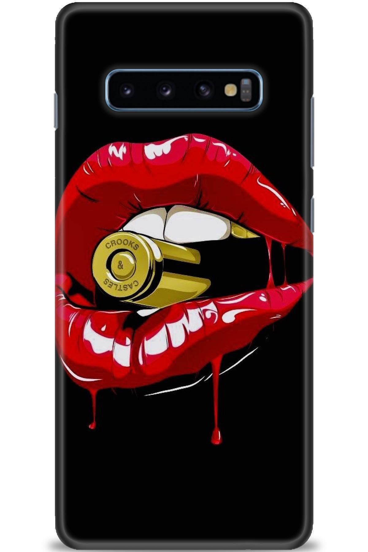 CooperTech Samsung Galaxy S10 Plus İle Uyumlu HD Baskılı Desenli Silikon Kılıf - 793