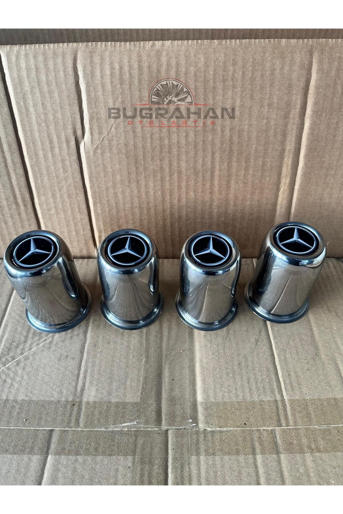OEM Mercedes Logolu Uzun Jant Göbeği Bardak Tofaş Doğan SLX 9,5 Cm A Kalite Hammade 4 Adet