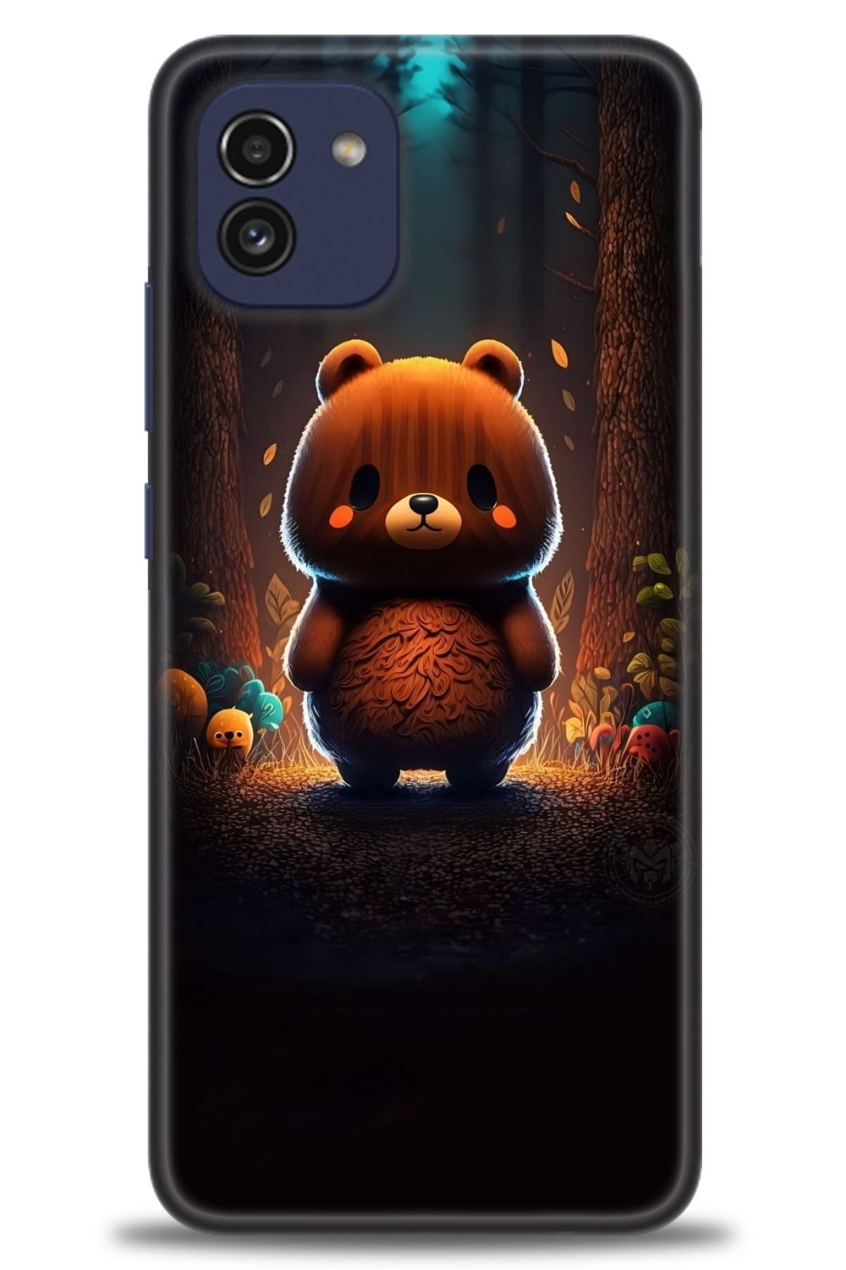CooperTech Samsung Galaxy A03 İle Uyumlu HD Baskılı Desenli Silikon Kılıf - 649