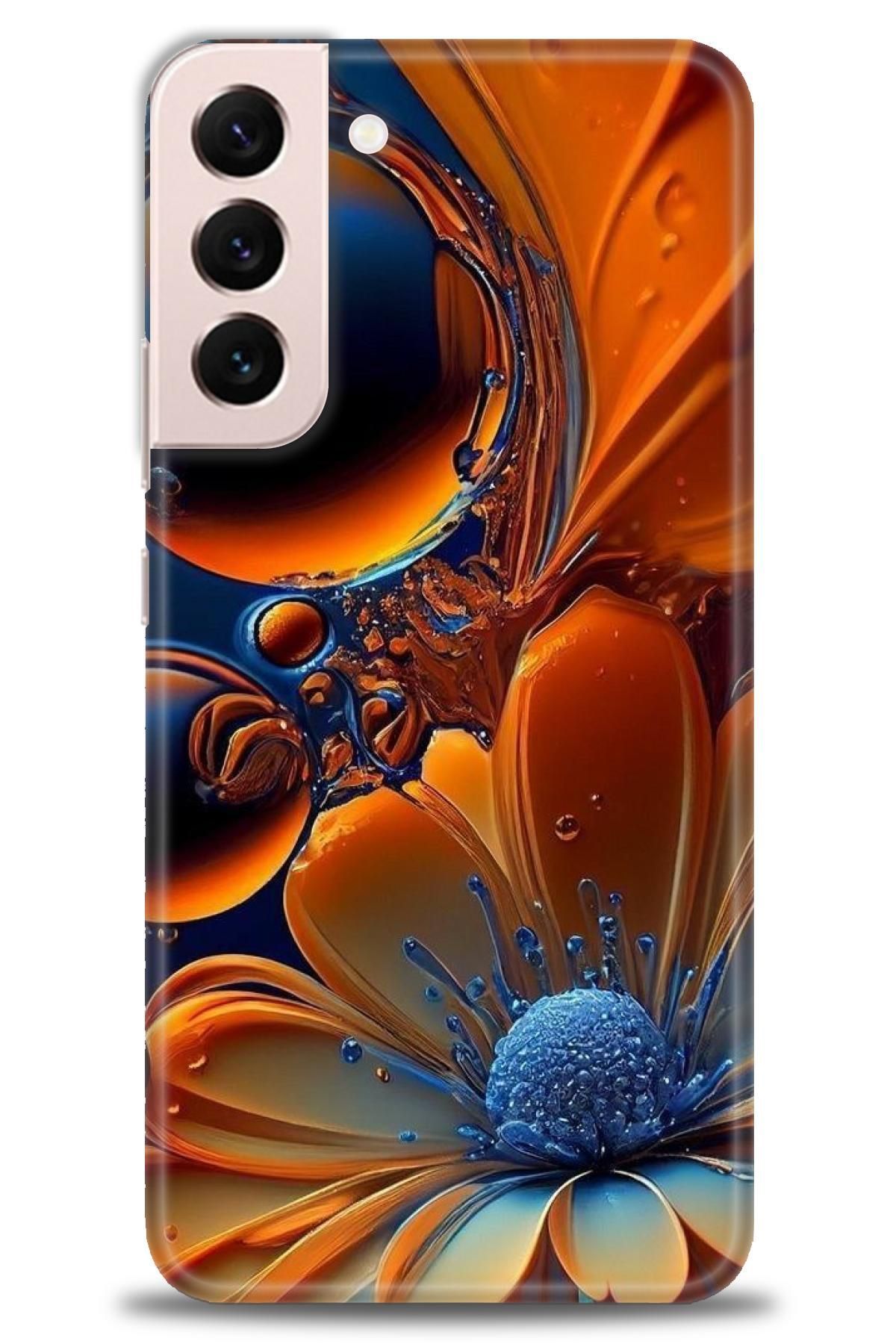 CooperTech Samsung Galaxy S22 Plus İle Uyumlu HD Baskılı Desenli Silikon Kılıf - 360