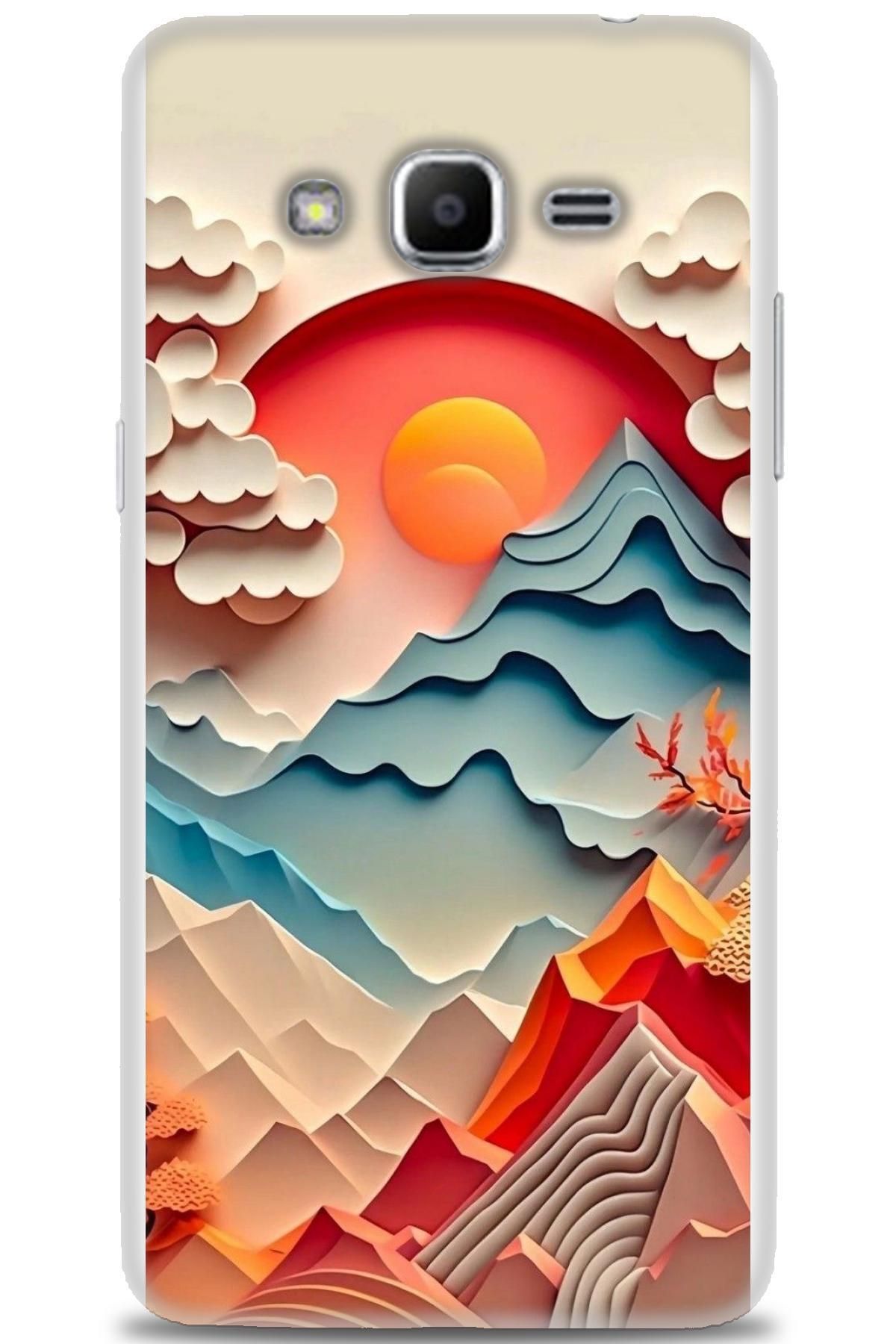 CooperTech Samsung Galaxy J2 Prime İle Uyumlu HD Baskılı Desenli Silikon Kılıf - 847