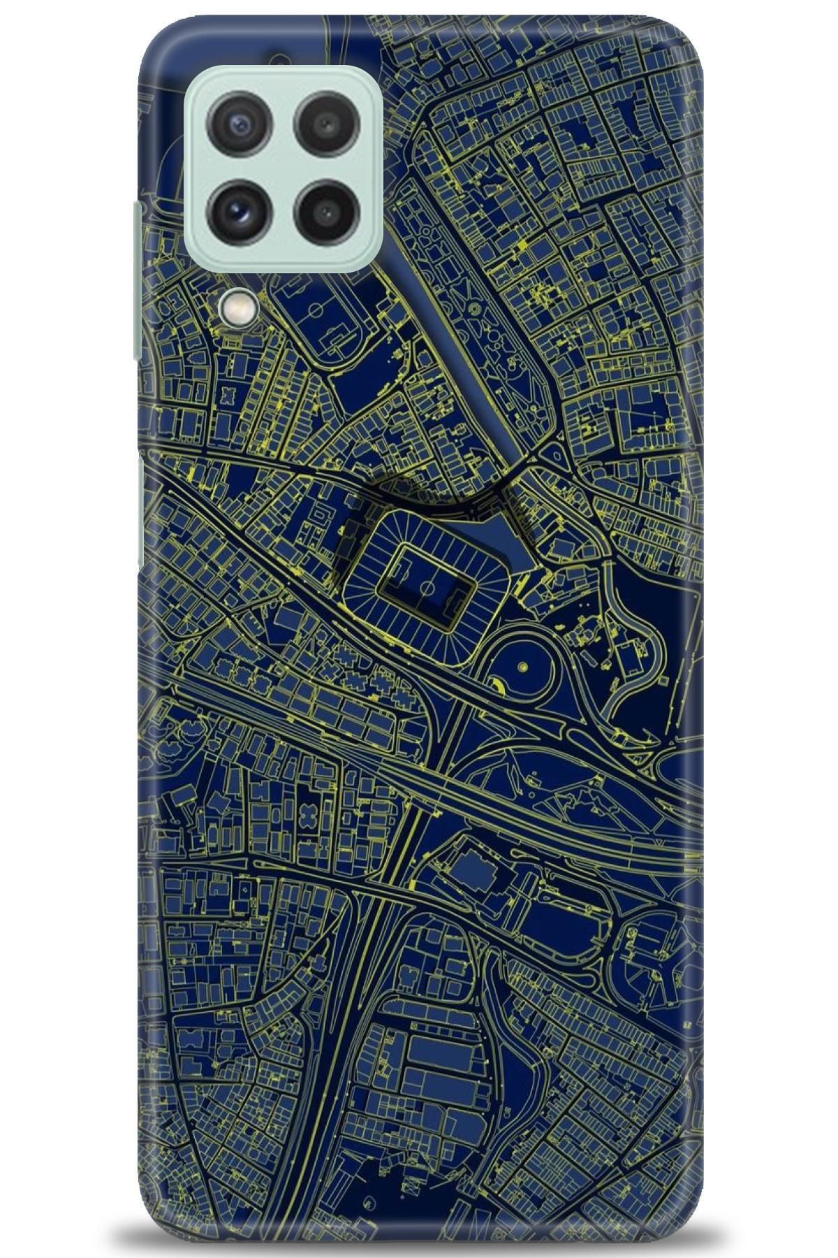 CooperTech Samsung Galaxy M22 İle Uyumlu HD Baskılı Desenli Silikon Kılıf - 73