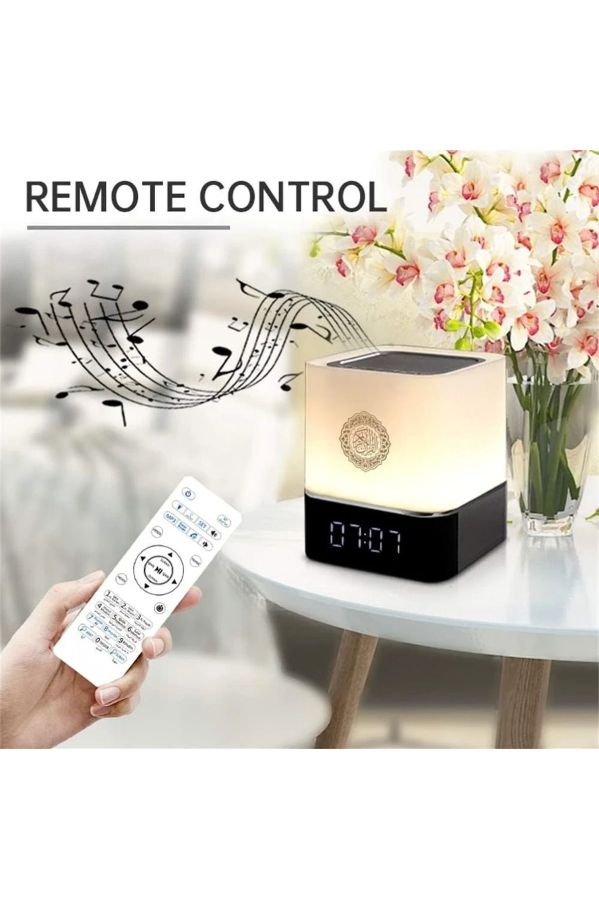 Darul Qalam-CUBE Touch Lamp Qur'an Speaker With Remote/Bluetooth/USB Connect/Phone Application Control 4
