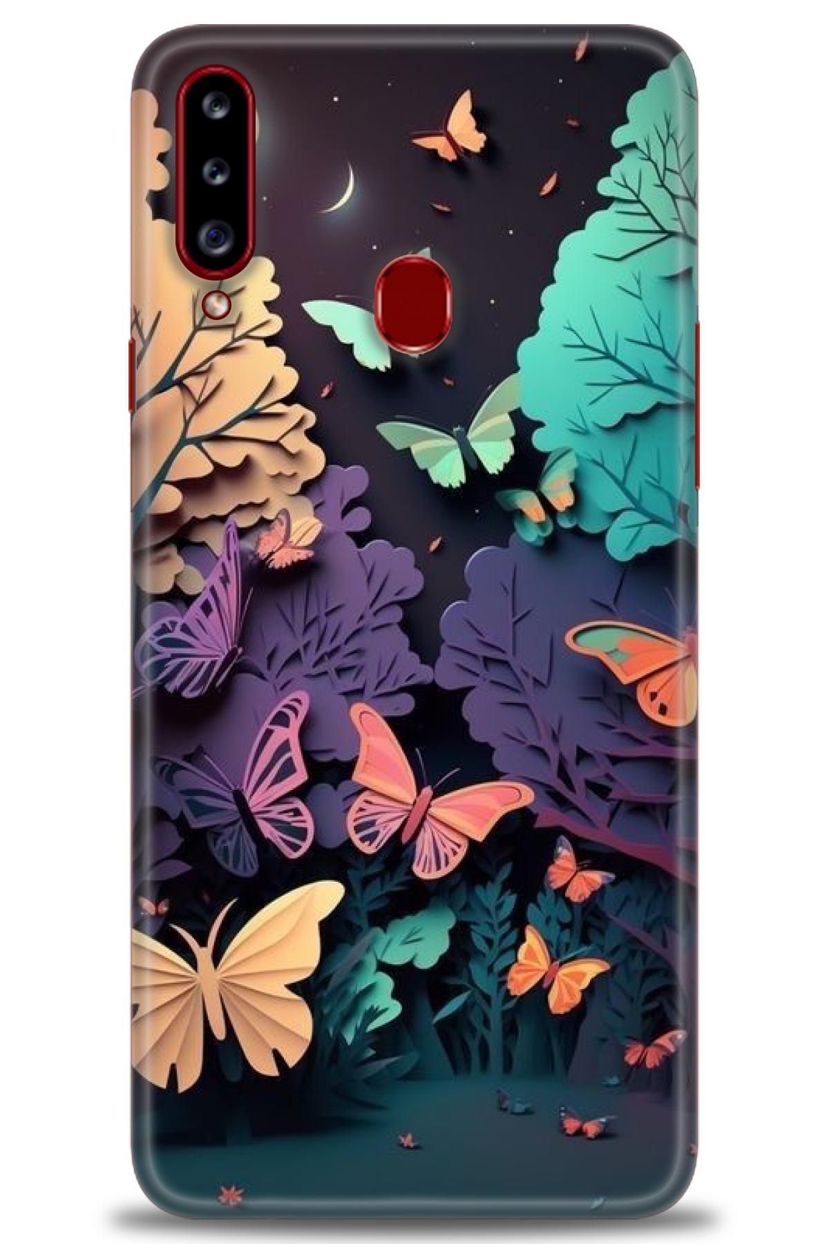 CooperTech Samsung Galaxy A20S İle Uyumlu HD Baskılı Desenli Silikon Kılıf - 522