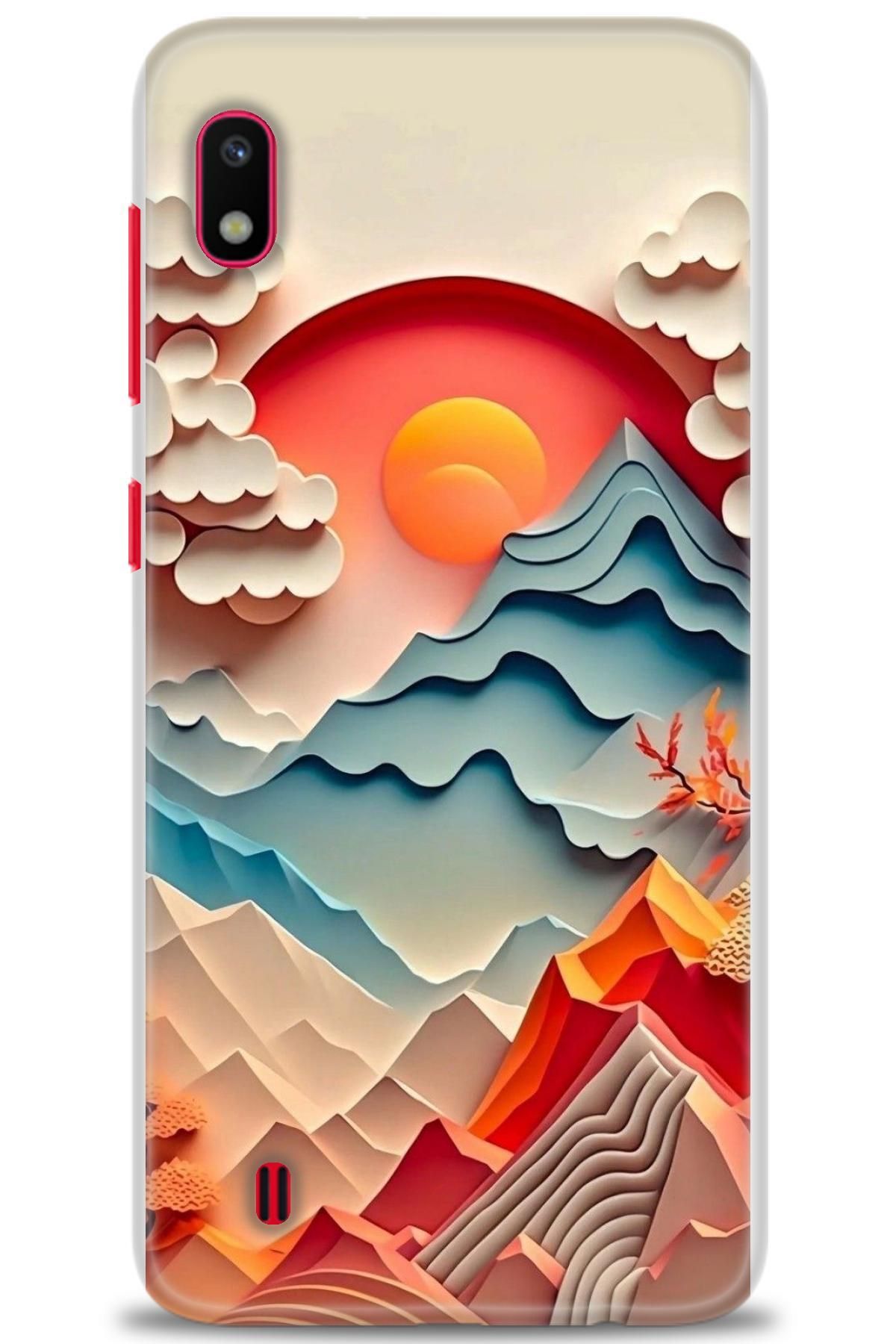 CooperTech Samsung Galaxy M10 İle Uyumlu HD Baskılı Desenli Silikon Kılıf - 847