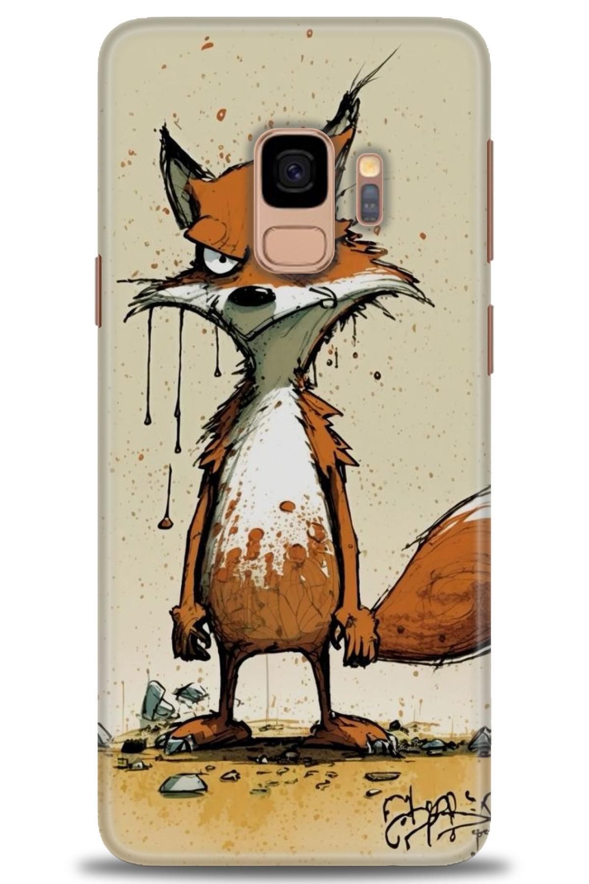 CooperTech Samsung Galaxy S9 İle Uyumlu HD Baskılı Desenli Silikon Kılıf - 487