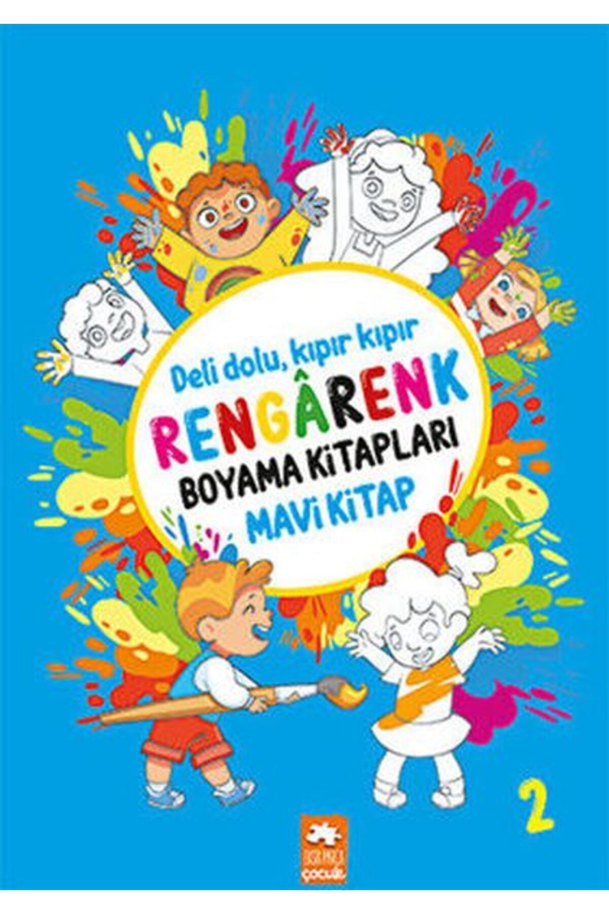 Eksik Parça Yayınları Rengarenk Boyama Kitabı 2 - Mavi Kitap