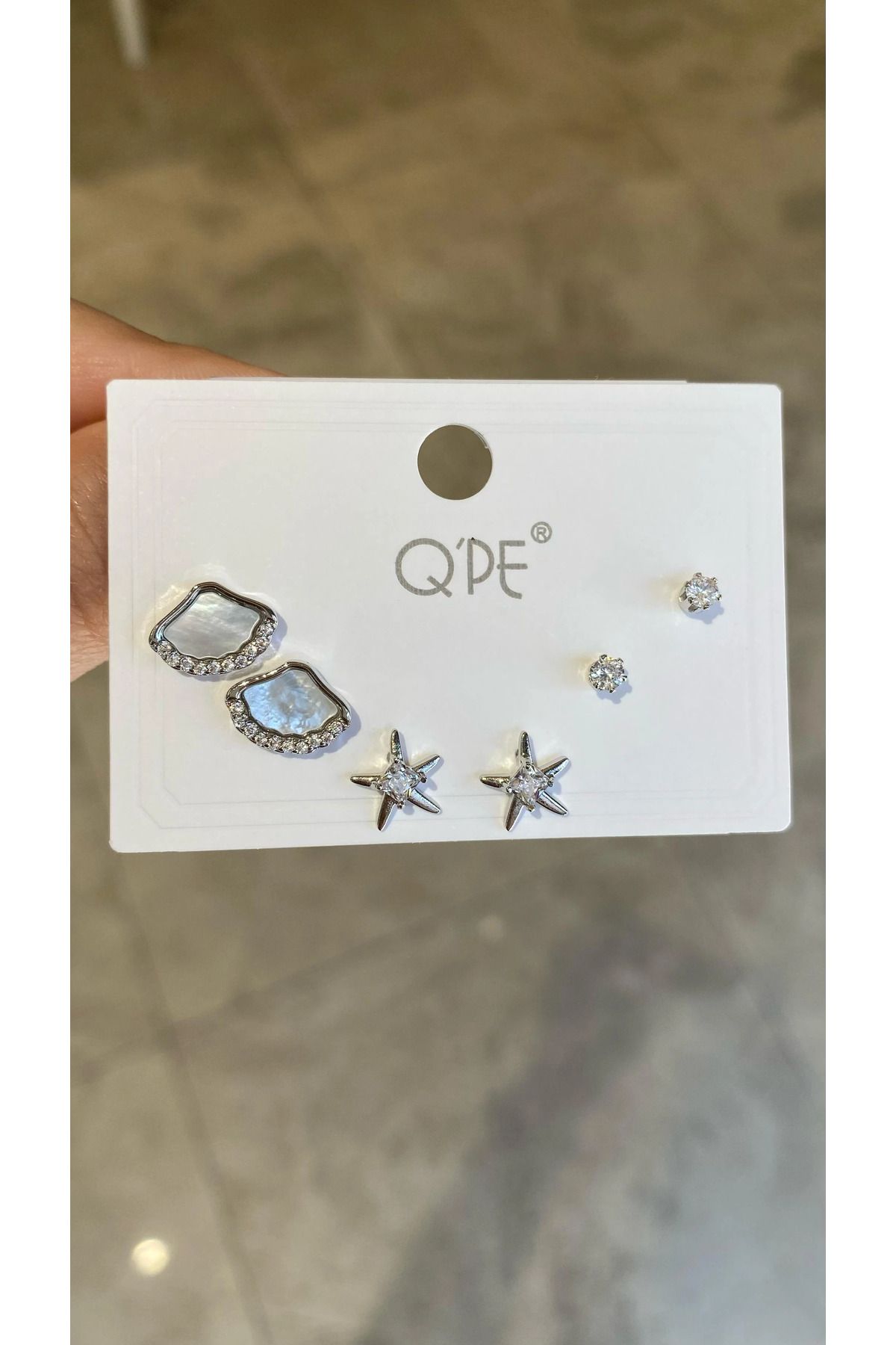 Yares Accessories Çoklu küpe yıldız