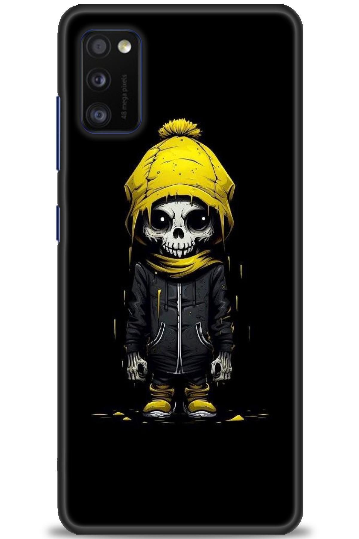 CooperTech Samsung Galaxy A41 İle Uyumlu HD Baskılı Desenli Silikon Kılıf - 432