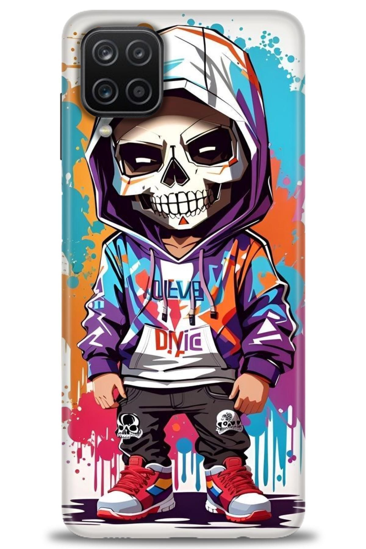 CooperTech Samsung Galaxy M12 İle Uyumlu HD Baskılı Desenli Silikon Kılıf - 991
