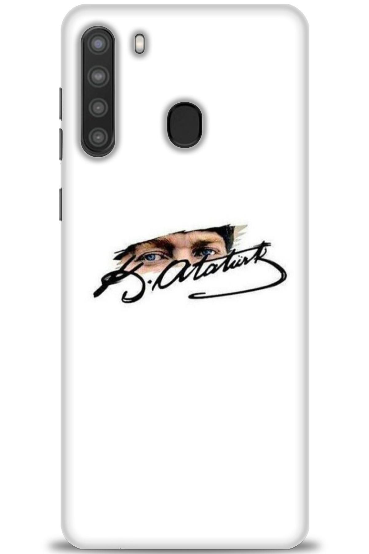 CooperTech Samsung Galaxy A21 İle Uyumlu HD Baskılı Desenli Silikon Kılıf - 1035