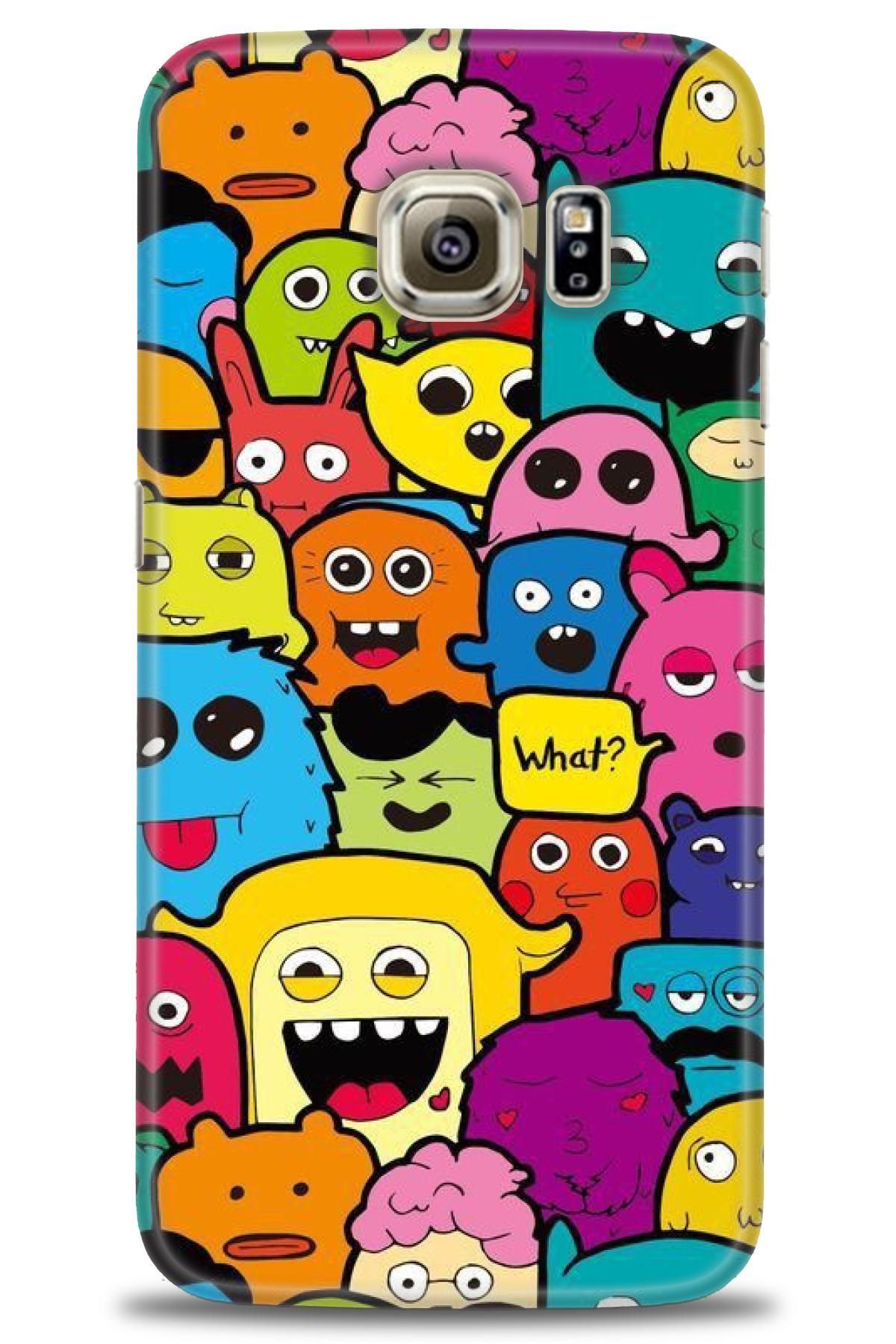 CooperTech Samsung Galaxy S6 İle Uyumlu HD Baskılı Desenli Silikon Kılıf - 289