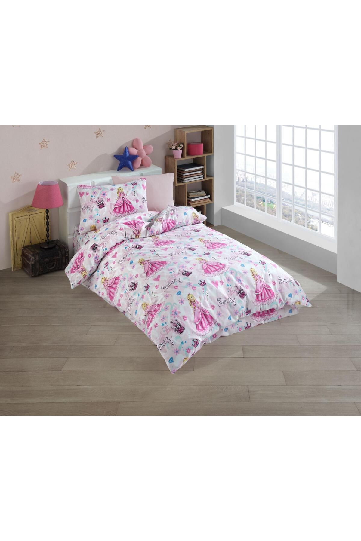 VİLERA HOME KIZ DESENLİ PRENSES TEK KİŞİLİK NEVRESİM