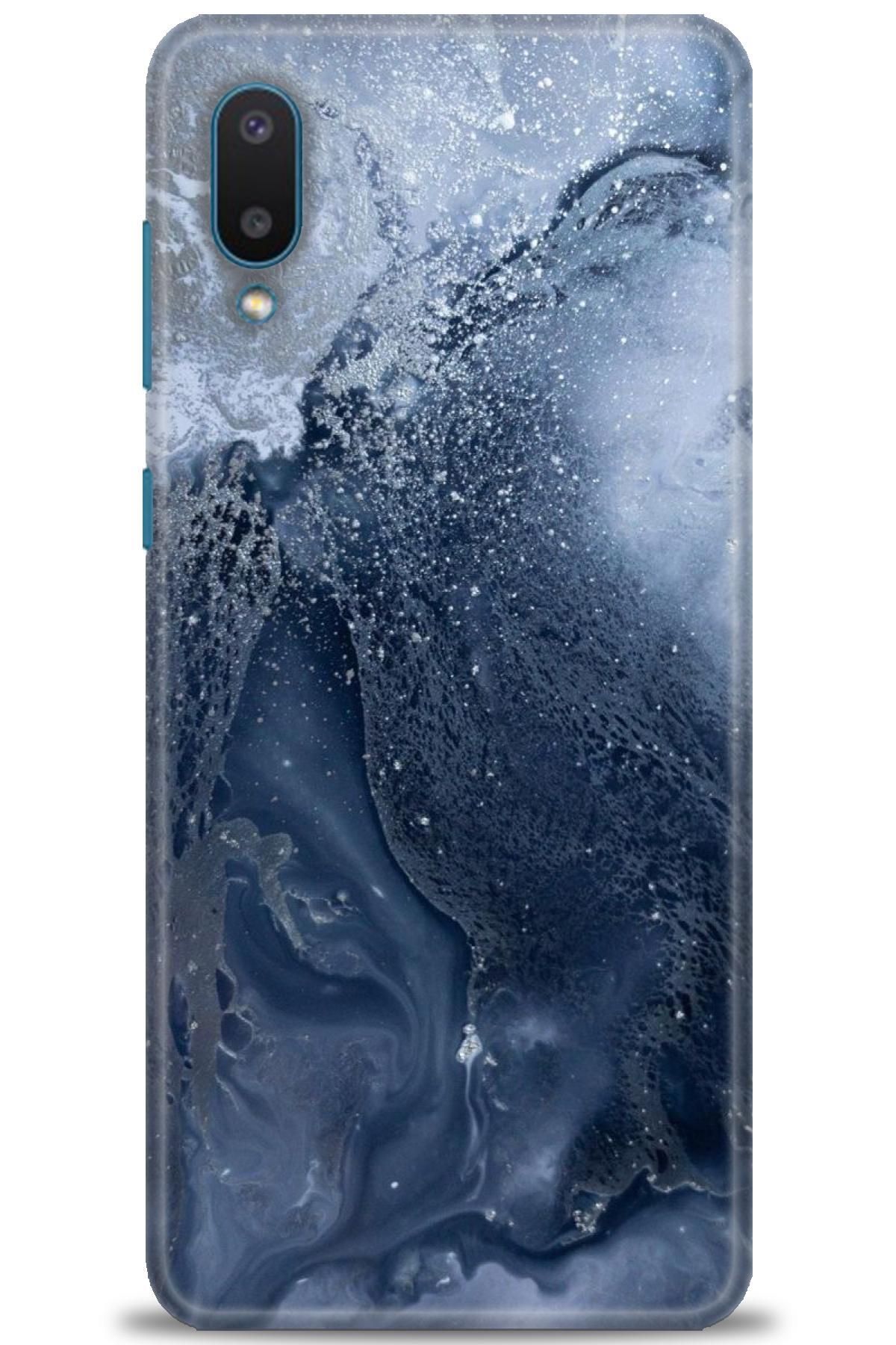 CooperTech Samsung Galaxy A02 İle Uyumlu HD Baskılı Desenli Silikon Kılıf - 405