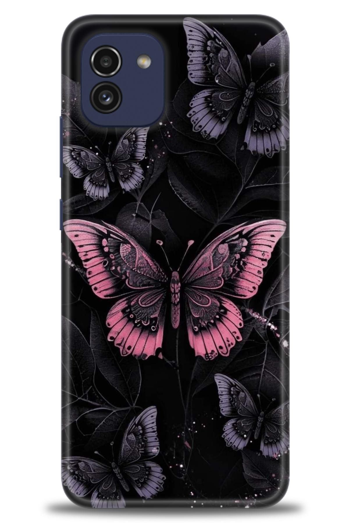CooperTech Samsung Galaxy A03 İle Uyumlu HD Baskılı Desenli Silikon Kılıf - 1026