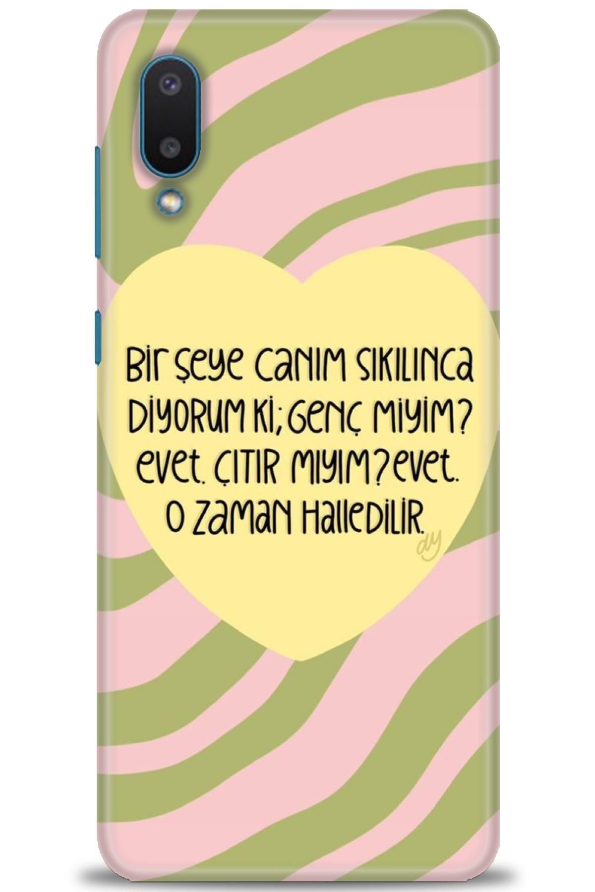 CooperTech Samsung Galaxy A02 İle Uyumlu HD Baskılı Desenli Silikon Kılıf - 1080