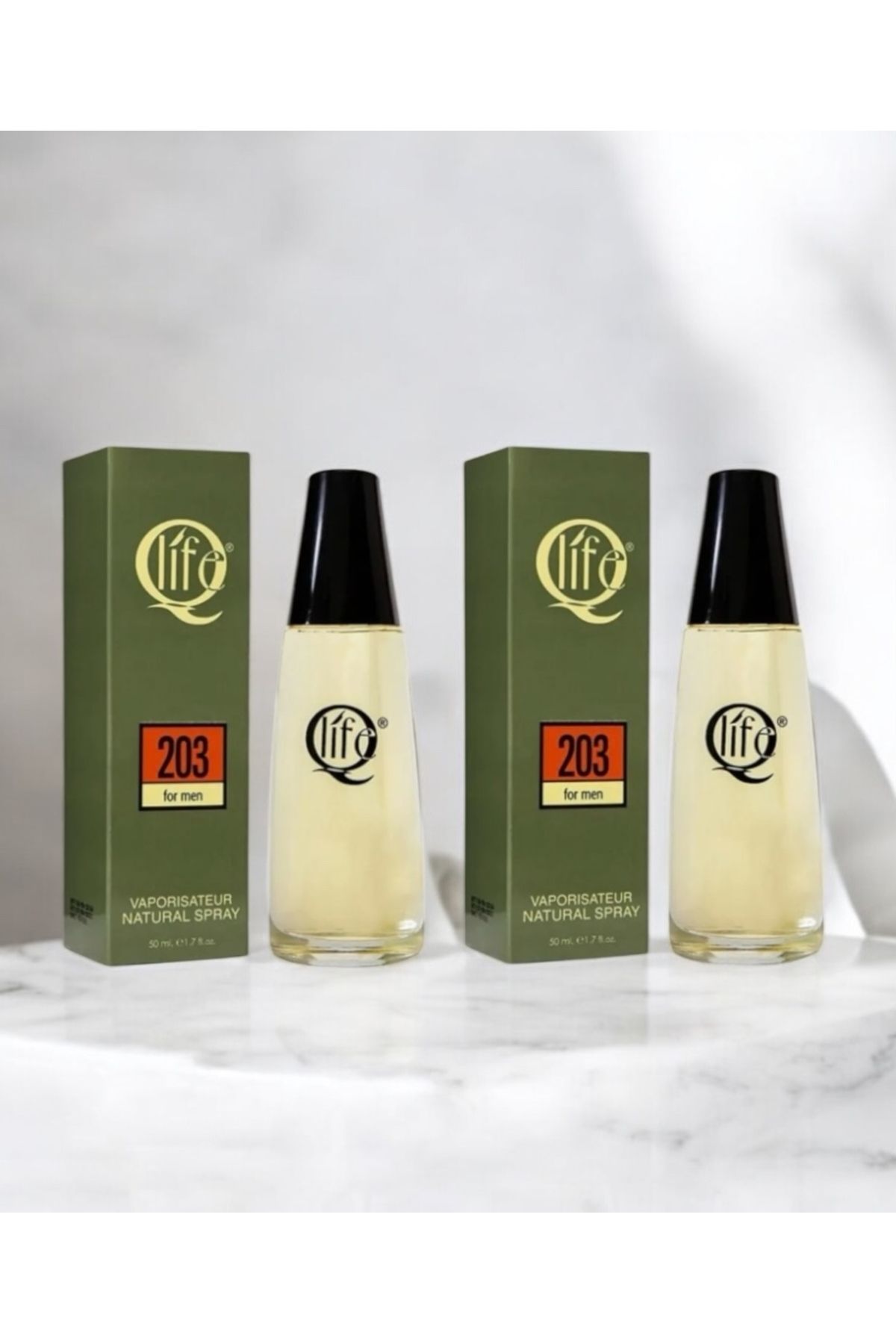 Qlife No:203 Erkek Parfüm 2 Adet 50 Ml