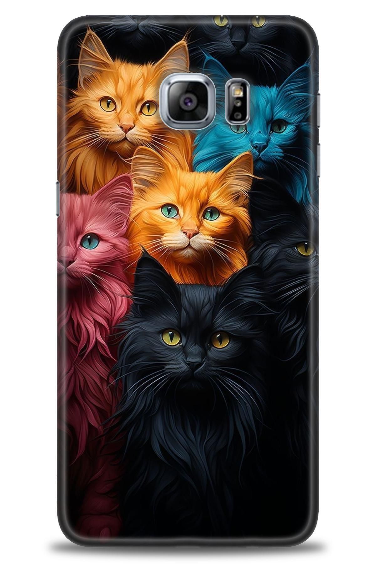 CooperTech Samsung Galaxy S6 Edge Plus İle Uyumlu HD Baskılı Desenli Silikon Kılıf - 126