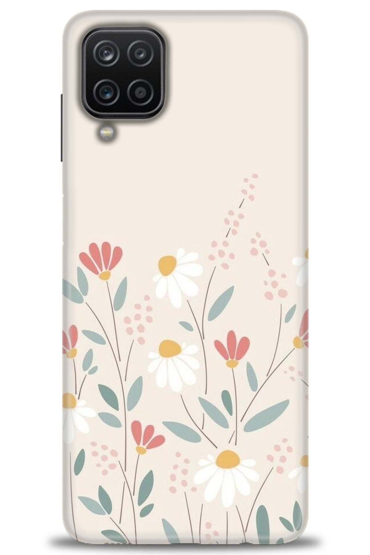 CooperTech Samsung Galaxy A12 İle Uyumlu HD Baskılı Desenli Silikon Kılıf - 540