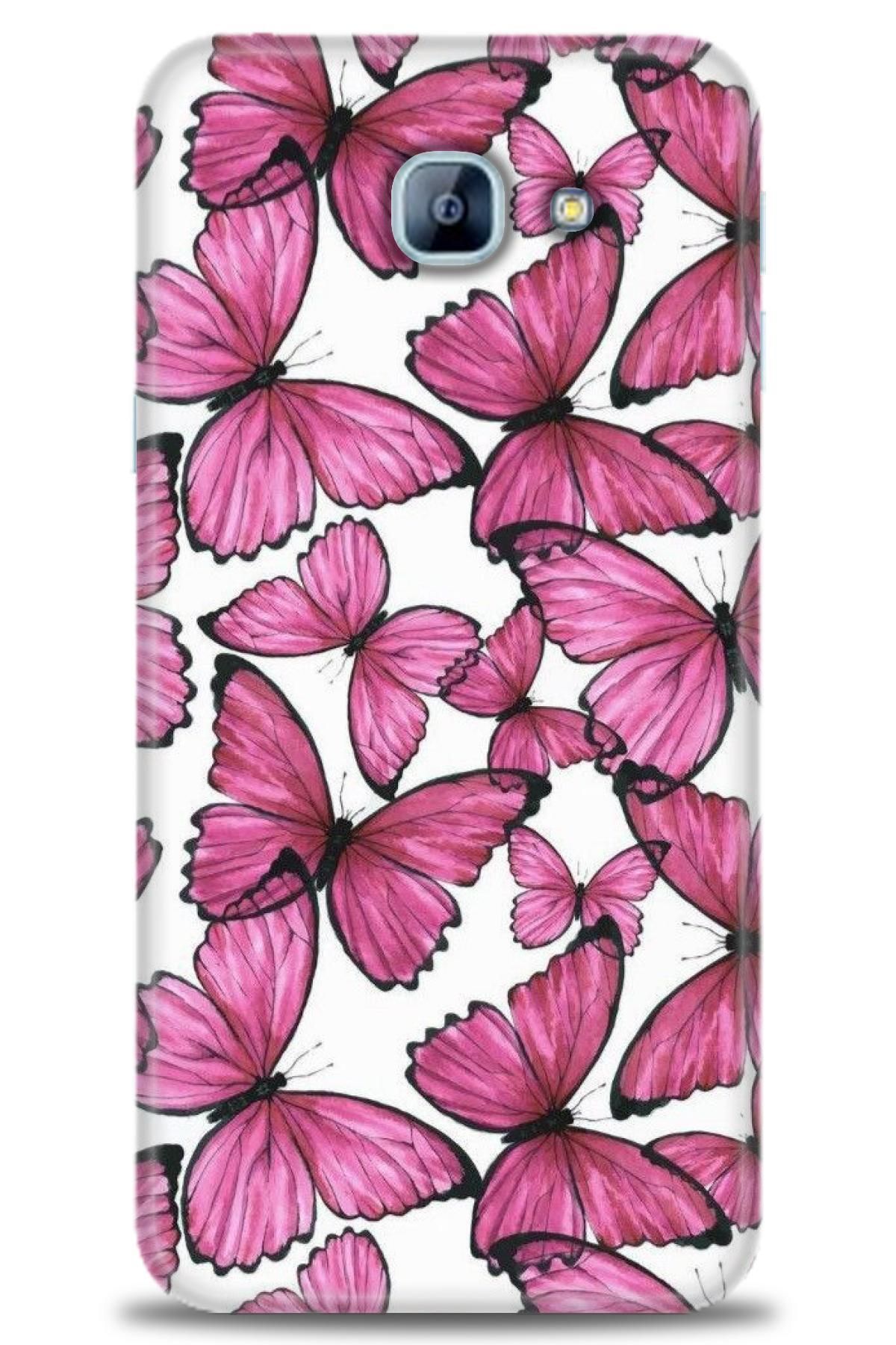 CooperTech Samsung Galaxy A8 2016 İle Uyumlu HD Baskılı Desenli Silikon Kılıf - 117
