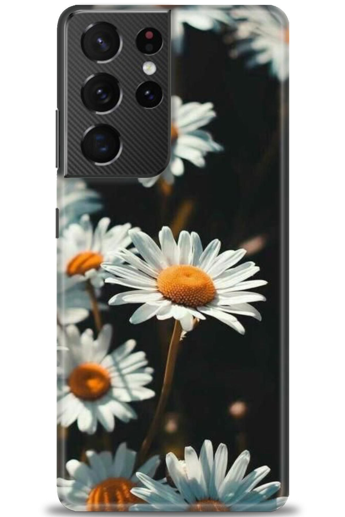 CooperTech Samsung Galaxy S21 Ultra İle Uyumlu HD Baskılı Desenli Silikon Kılıf - 171