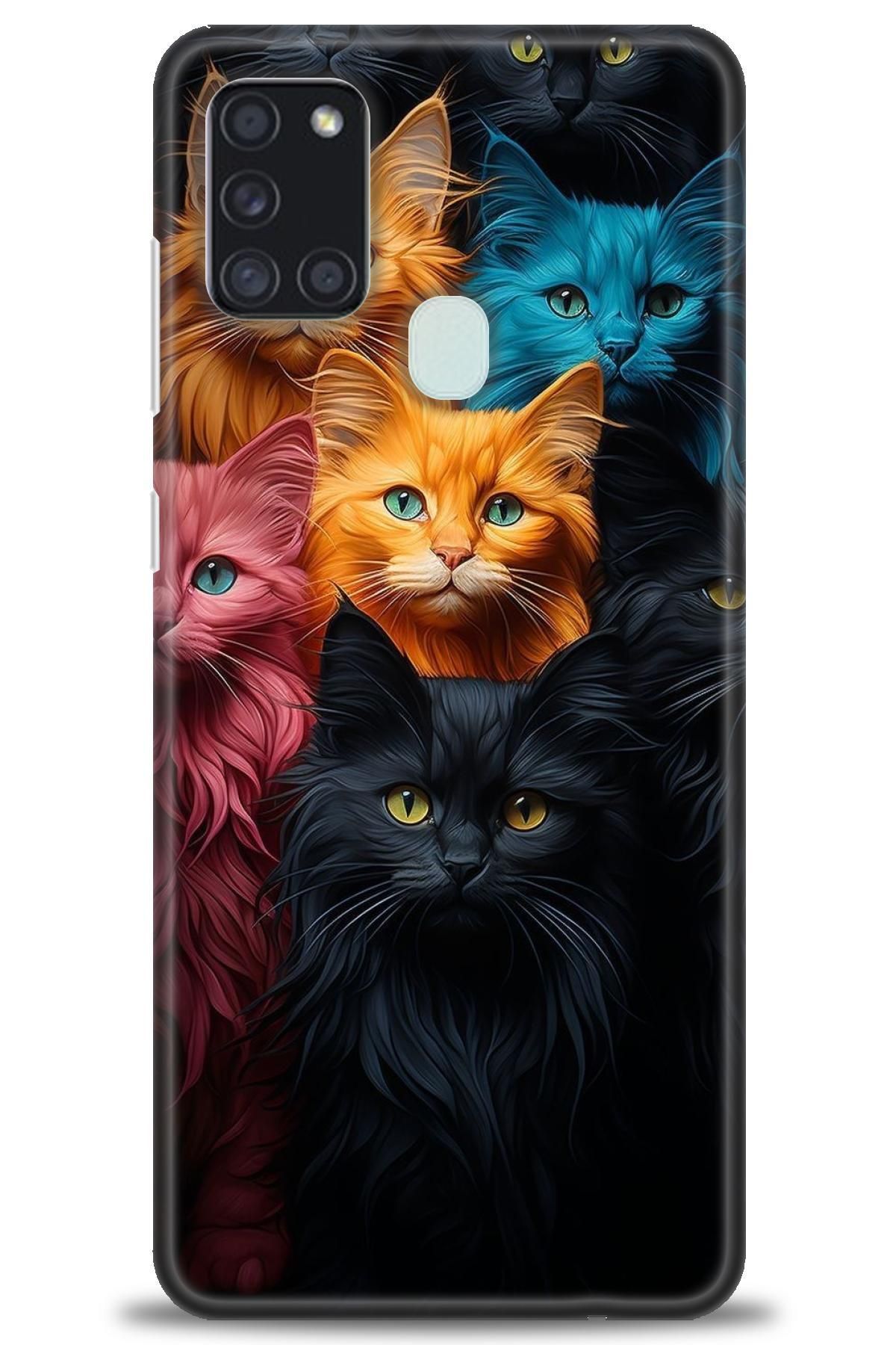 CooperTech Samsung Galaxy A21S İle Uyumlu HD Baskılı Desenli Silikon Kılıf - 126