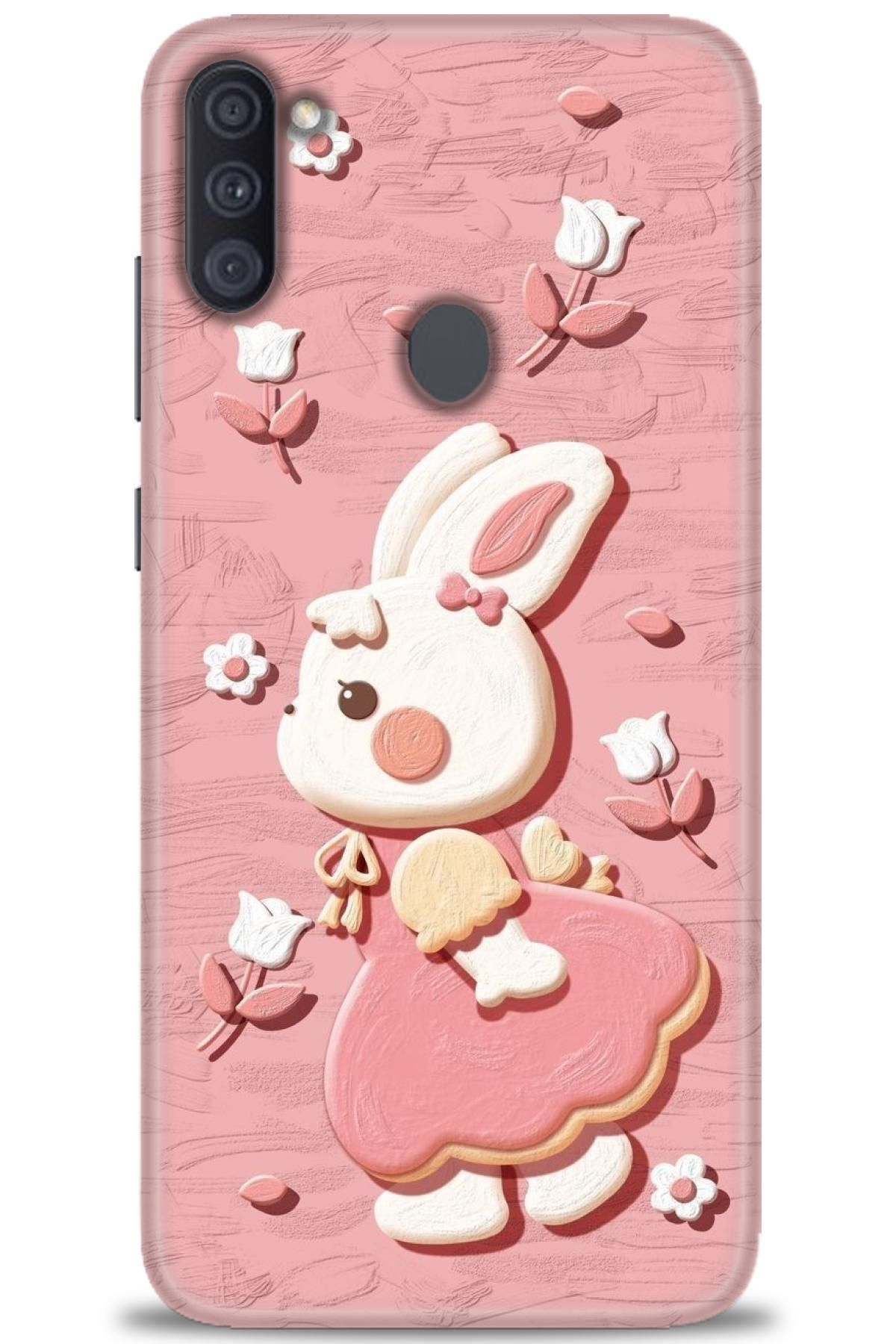 CooperTech Samsung Galaxy A11 İle Uyumlu HD Baskılı Desenli Silikon Kılıf - 838