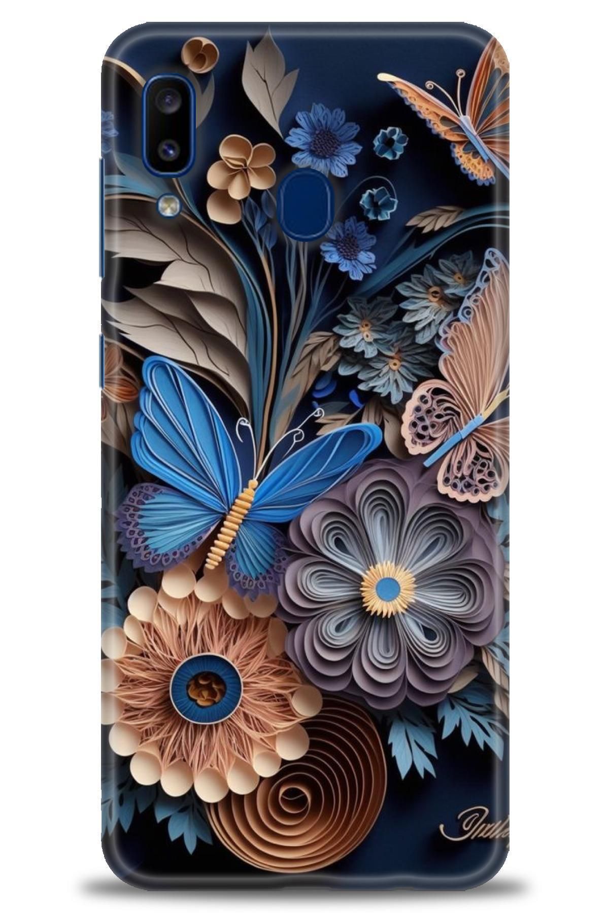 CooperTech Samsung Galaxy A20 İle Uyumlu HD Baskılı Desenli Silikon Kılıf - 351