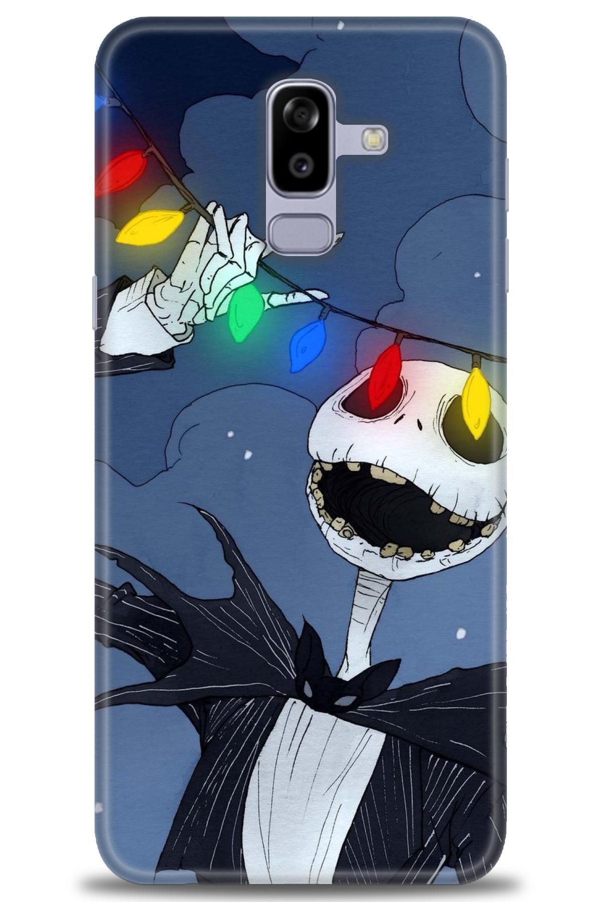CooperTech Samsung Galaxy A6 Plus 2018 İle Uyumlu HD Baskılı Desenli Silikon Kılıf - 900