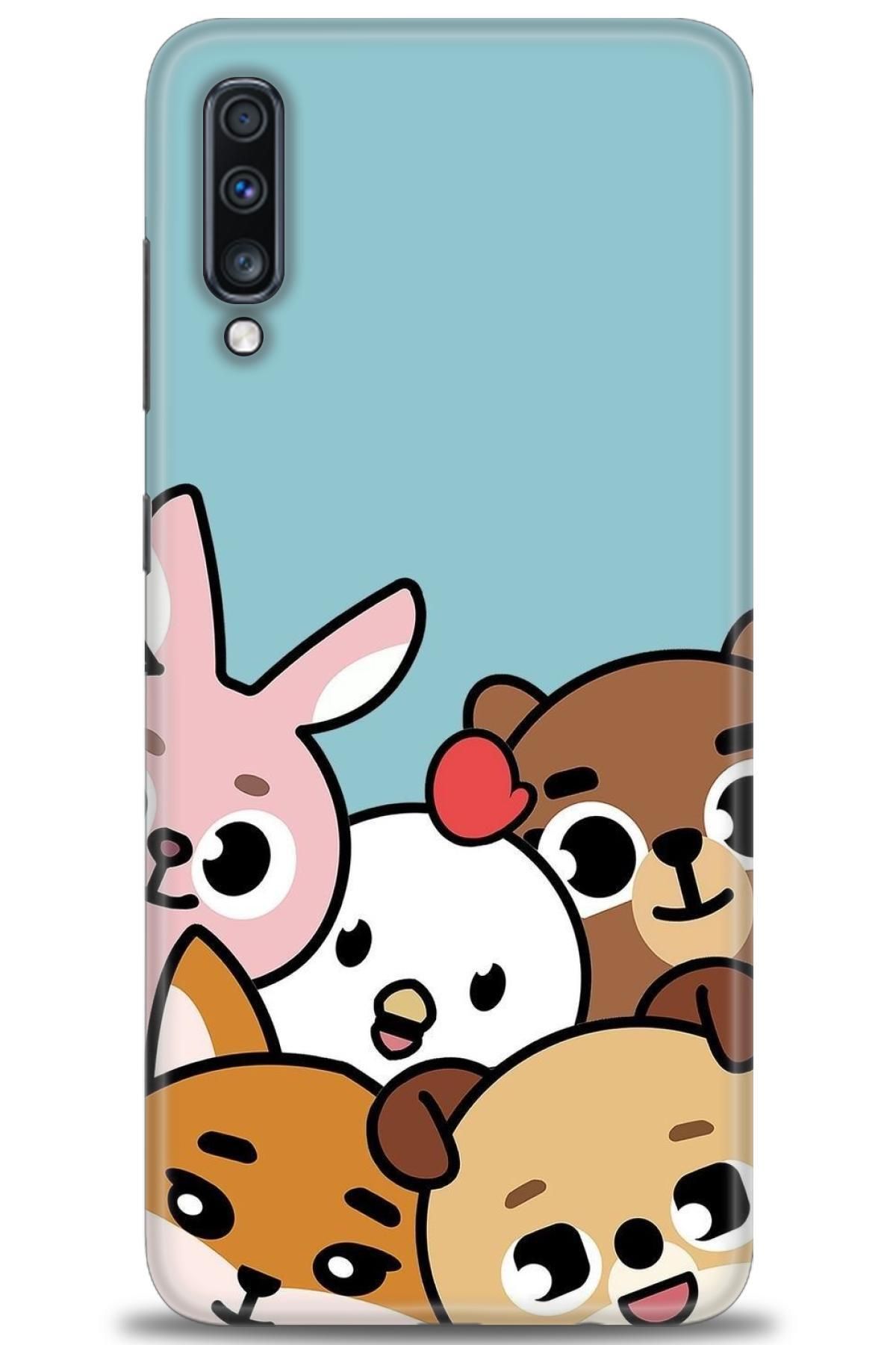 CooperTech Samsung Galaxy A70 İle Uyumlu HD Baskılı Desenli Silikon Kılıf - 388