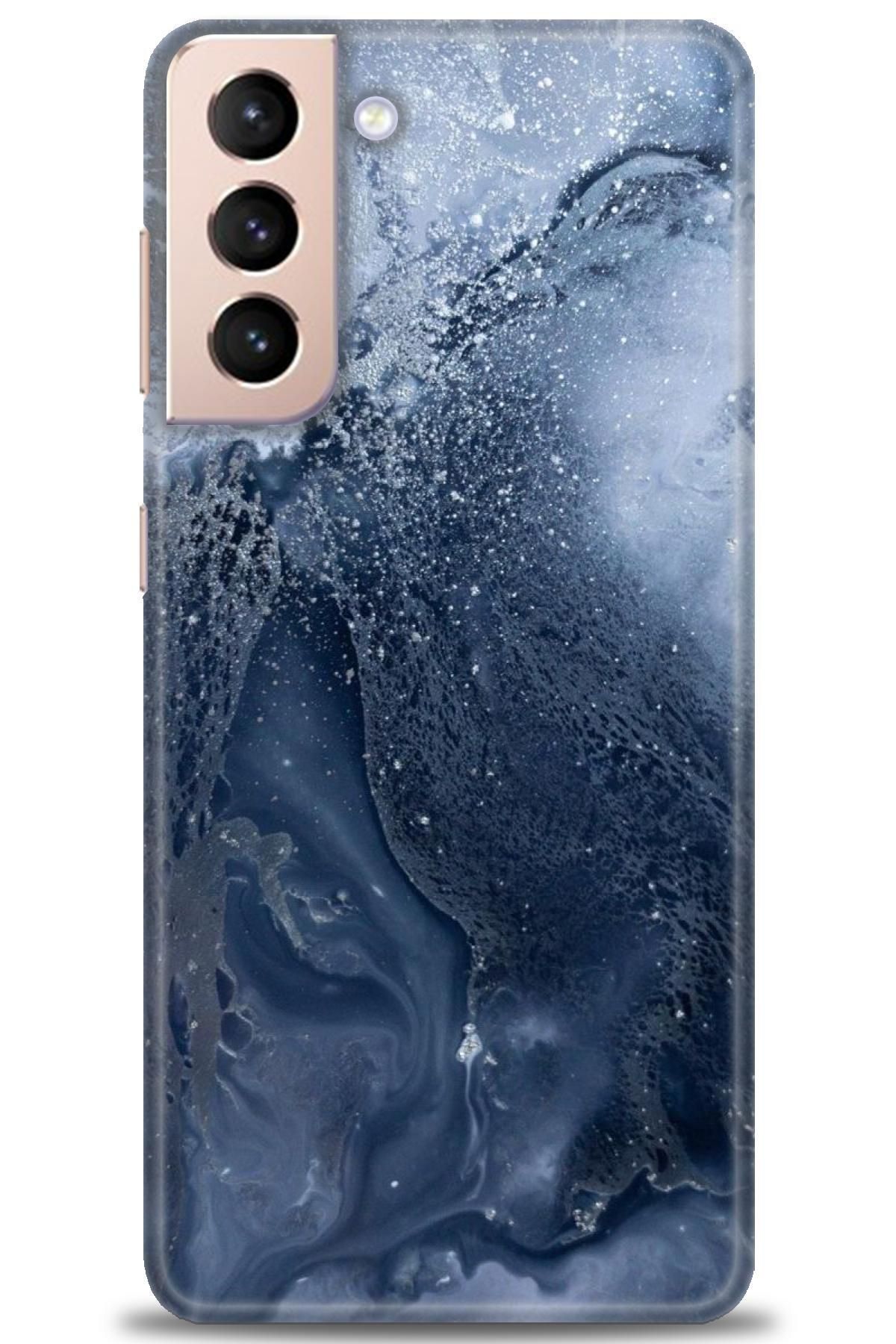 CooperTech Samsung Galaxy S21 İle Uyumlu HD Baskılı Desenli Silikon Kılıf - 405